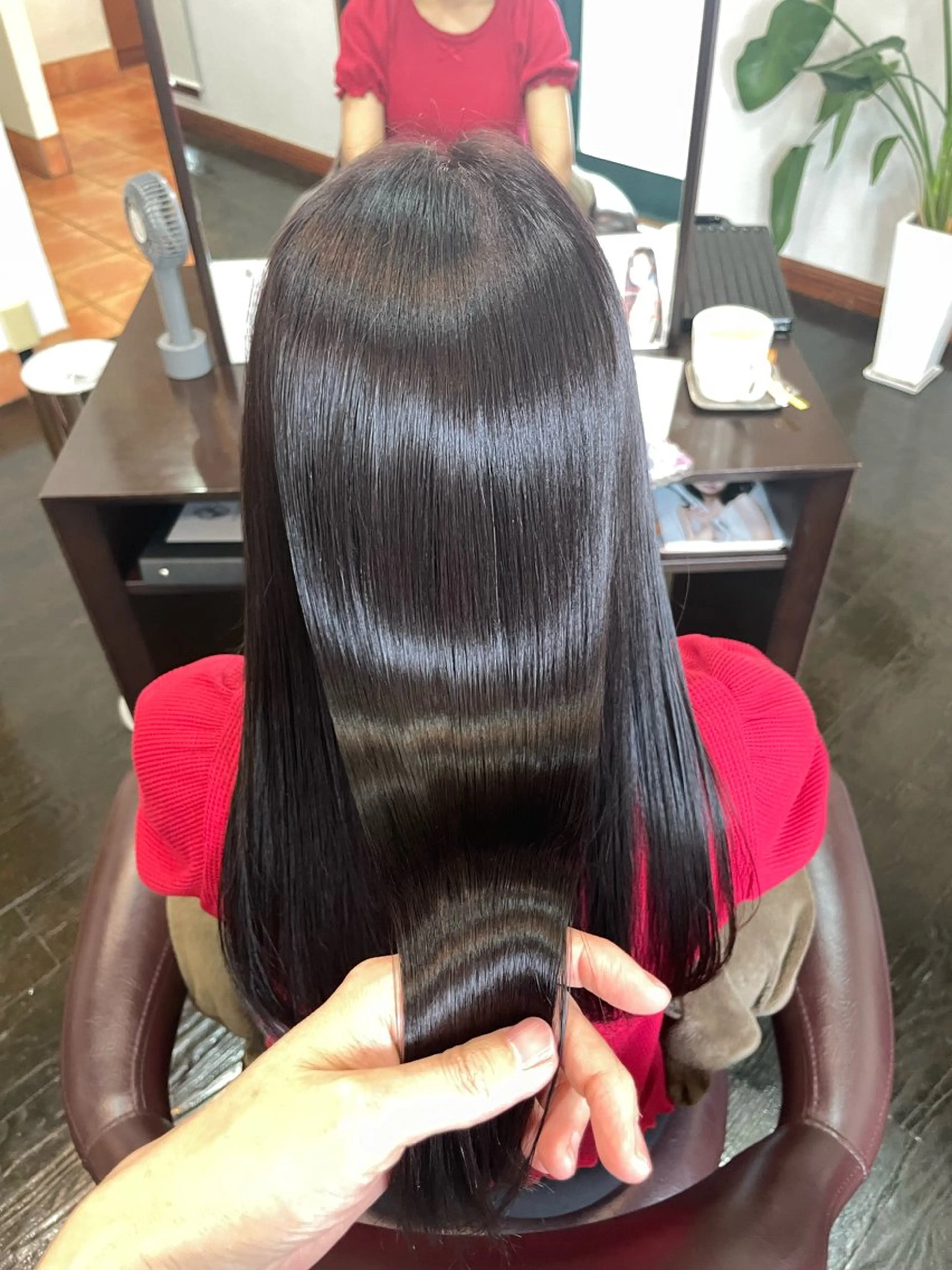 [新規限定] 髪質改善ストレート＋カット＋トリートメント【水素】✨marbb付きの写真