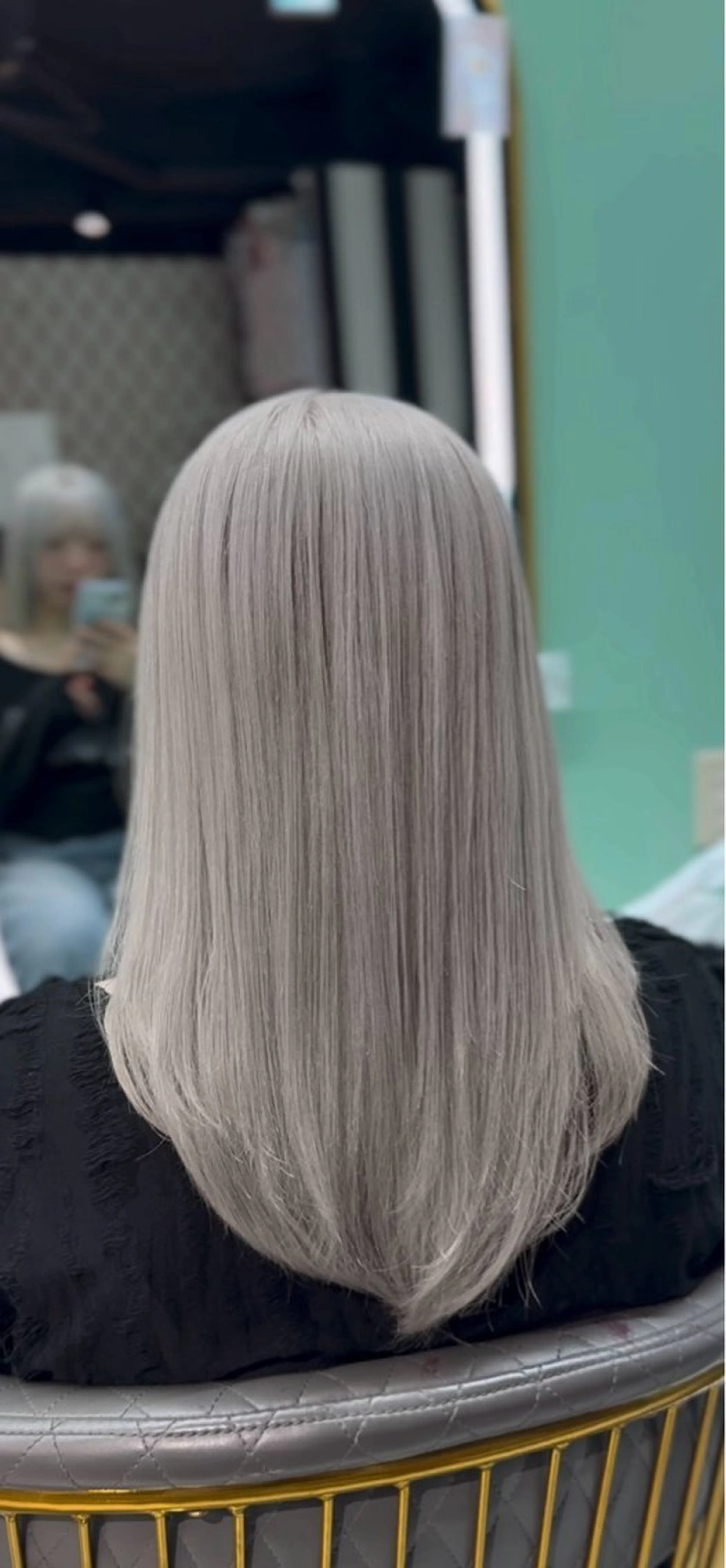 ミディアム カラー ヘアカラー ナリキ/ダブルカラー /ダブルカラー募集のヘアスタイル