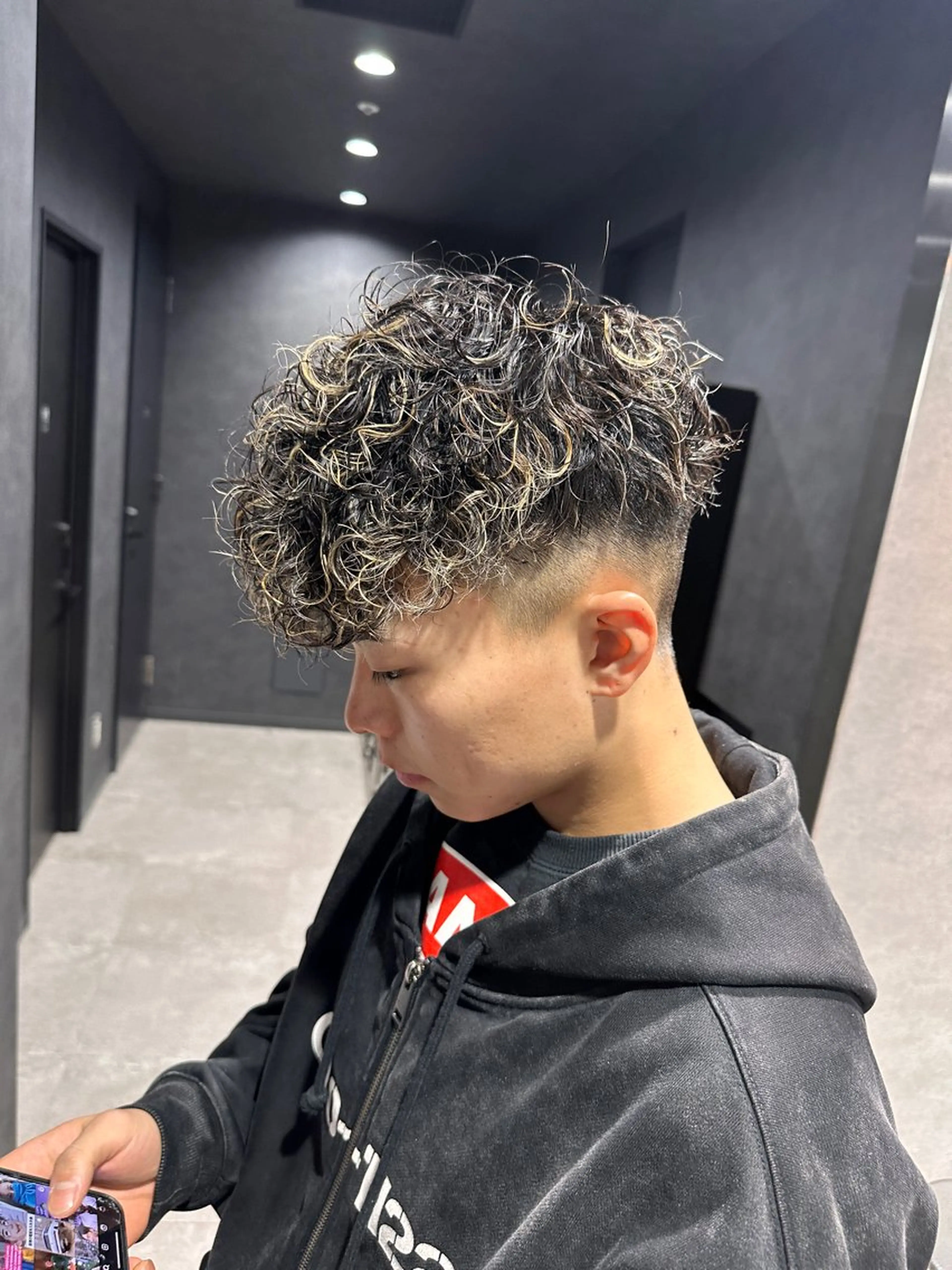 ショート パーマ メンズ 【メンズサロン】 BLUCK 横浜のヘアスタイル