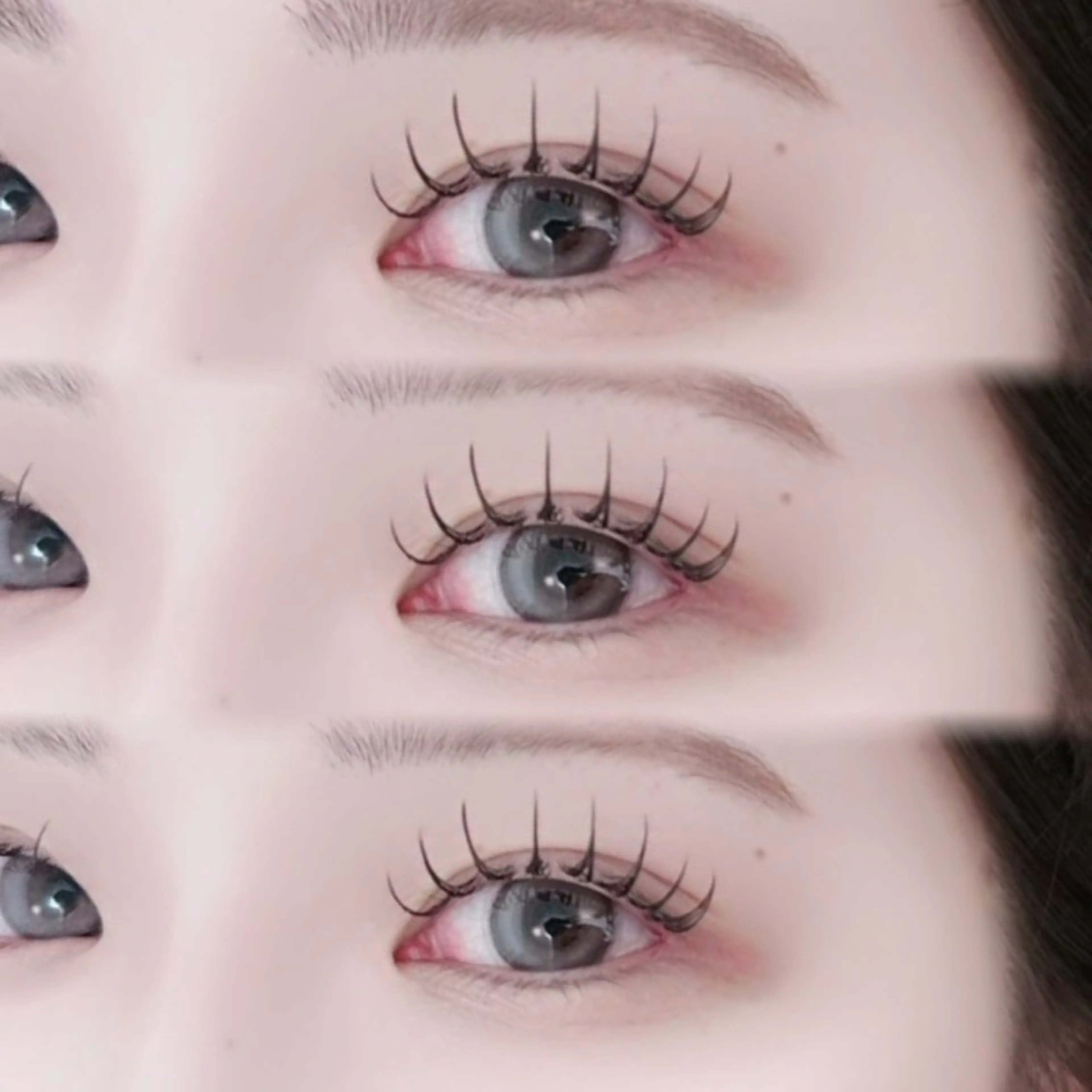 マツエク・マツパ バインドロック 束感まつ毛 フラットラッシュ 韓国風マツエク パリジェンヌラッシュリフト mizuki/束感 まつげ/似合わせ眉のマツエク・マツパデザイン