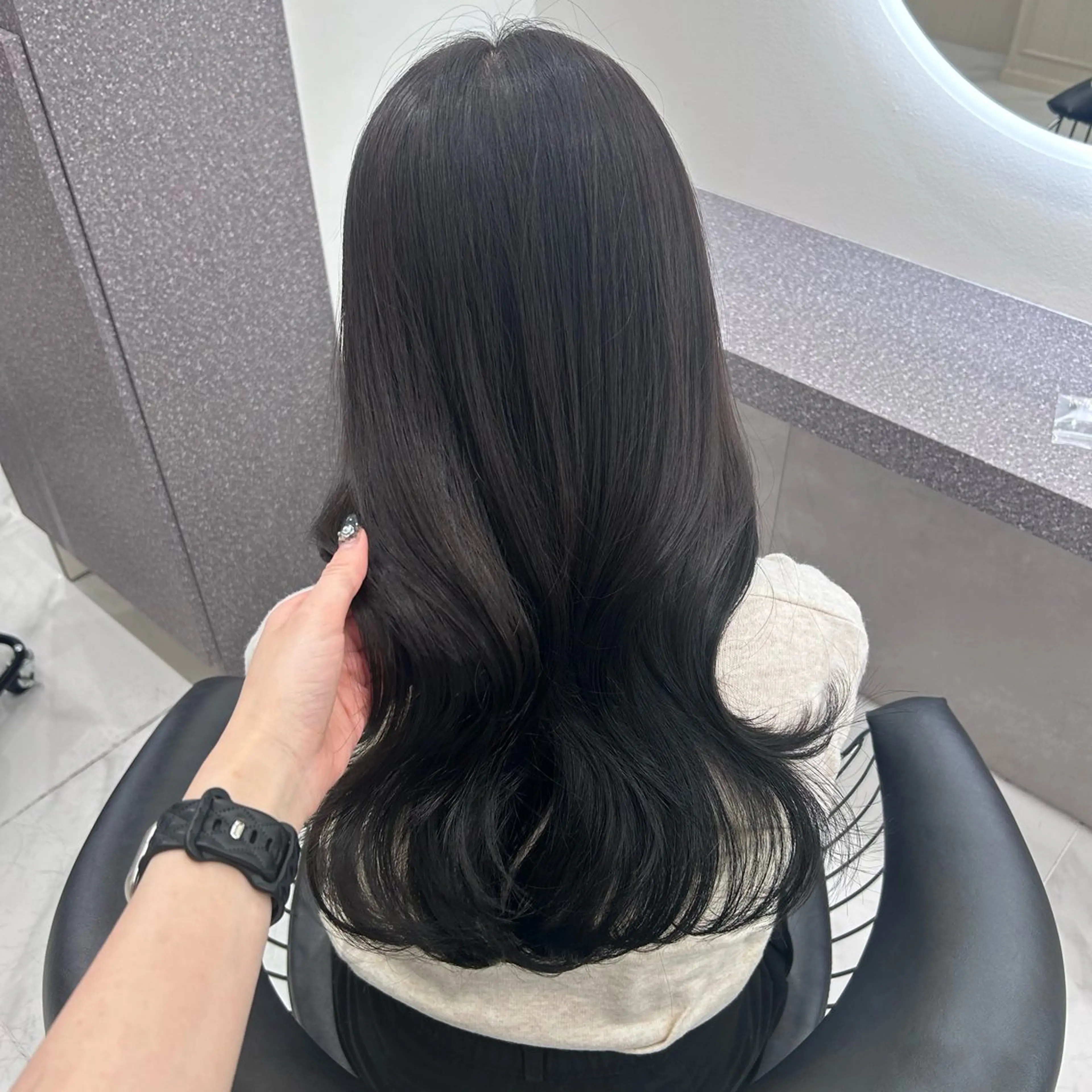 カラー 透明感カラー 田中沙樹/韓国ヘア/ 束感まつげ/梅田のマツエク・マツパデザイン