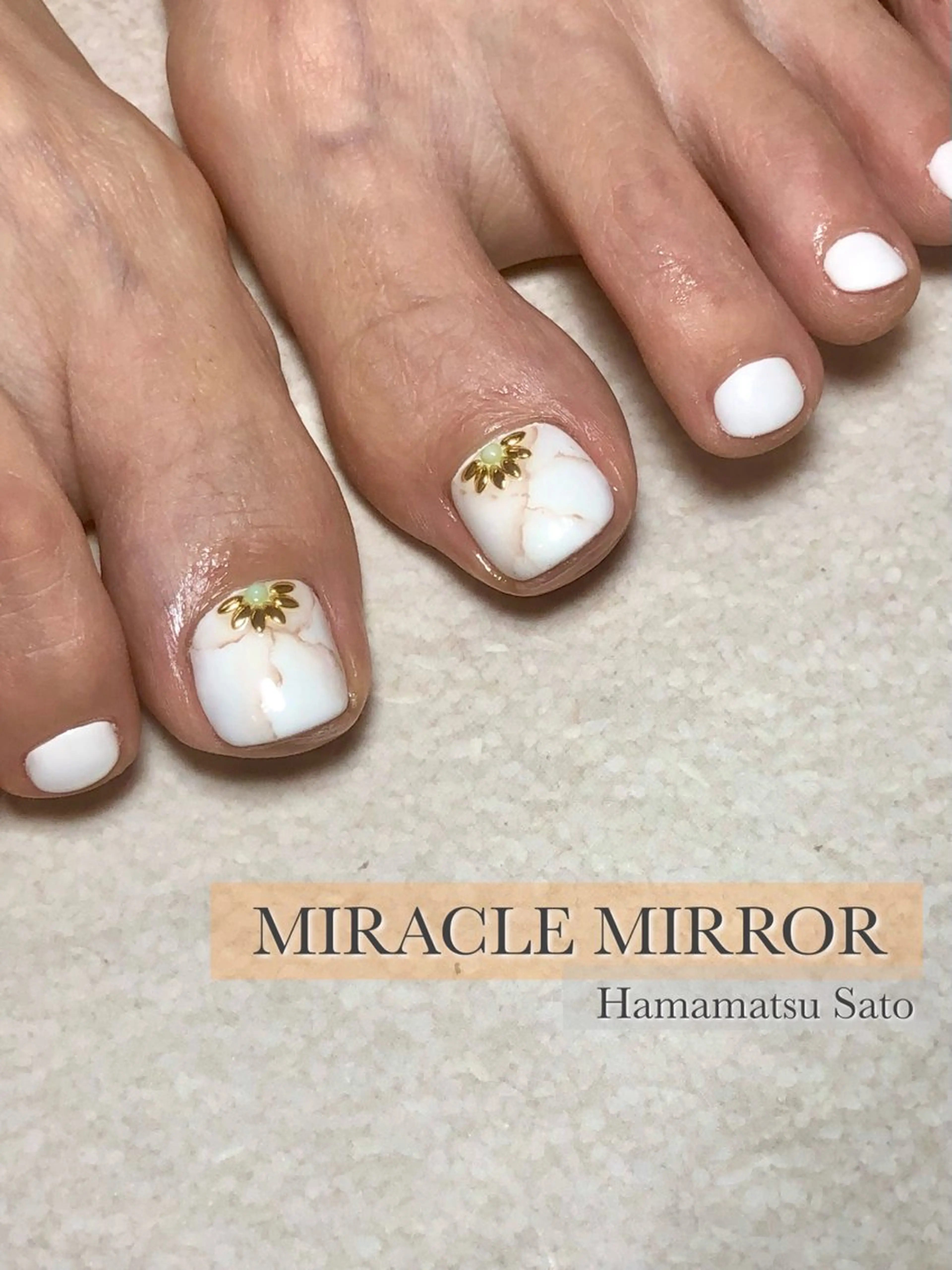 ネイル ミラクルミラー 町野のネイルデザイン