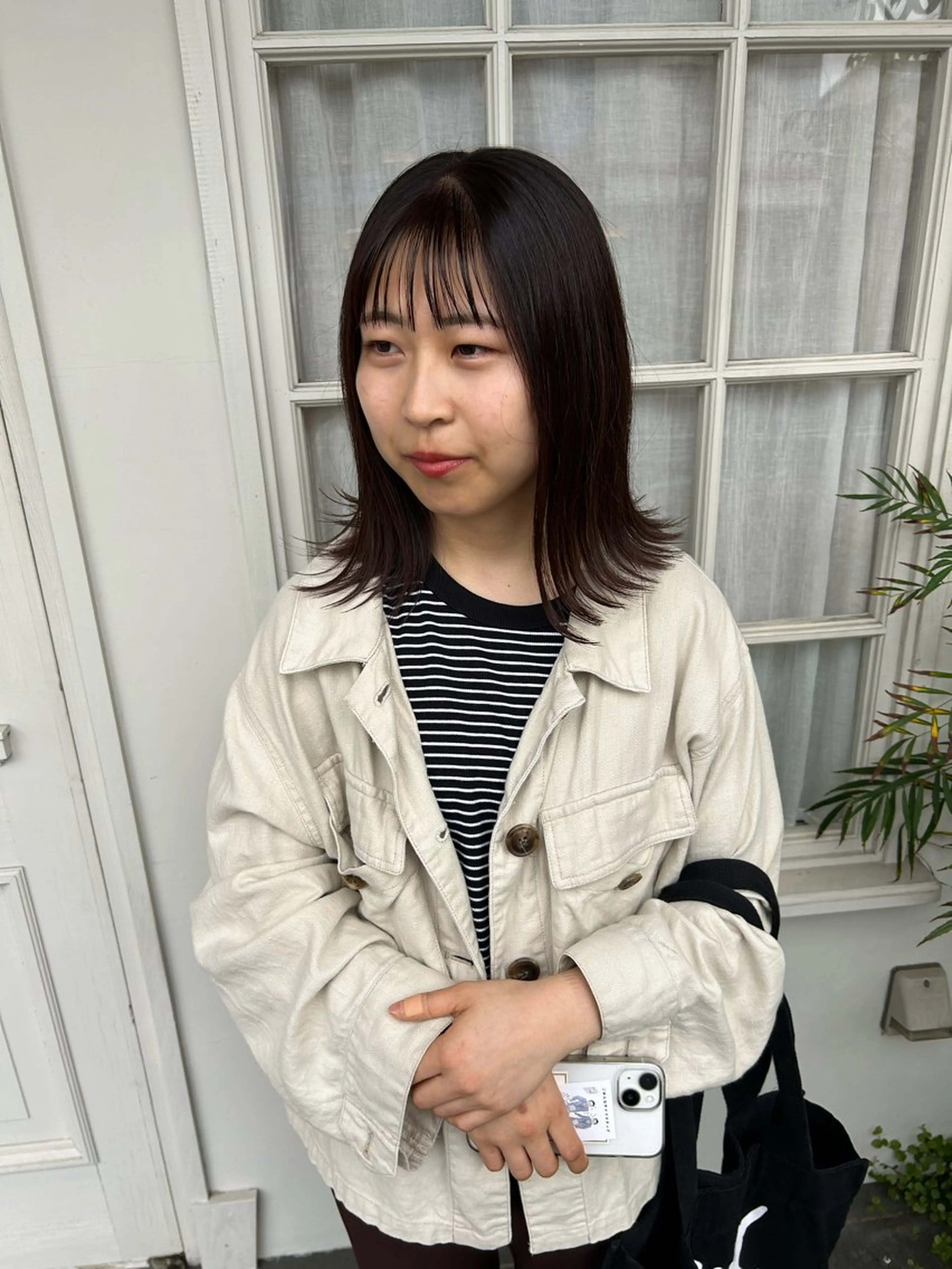 ミディアム カラー AGREE Momokaのヘアスタイル