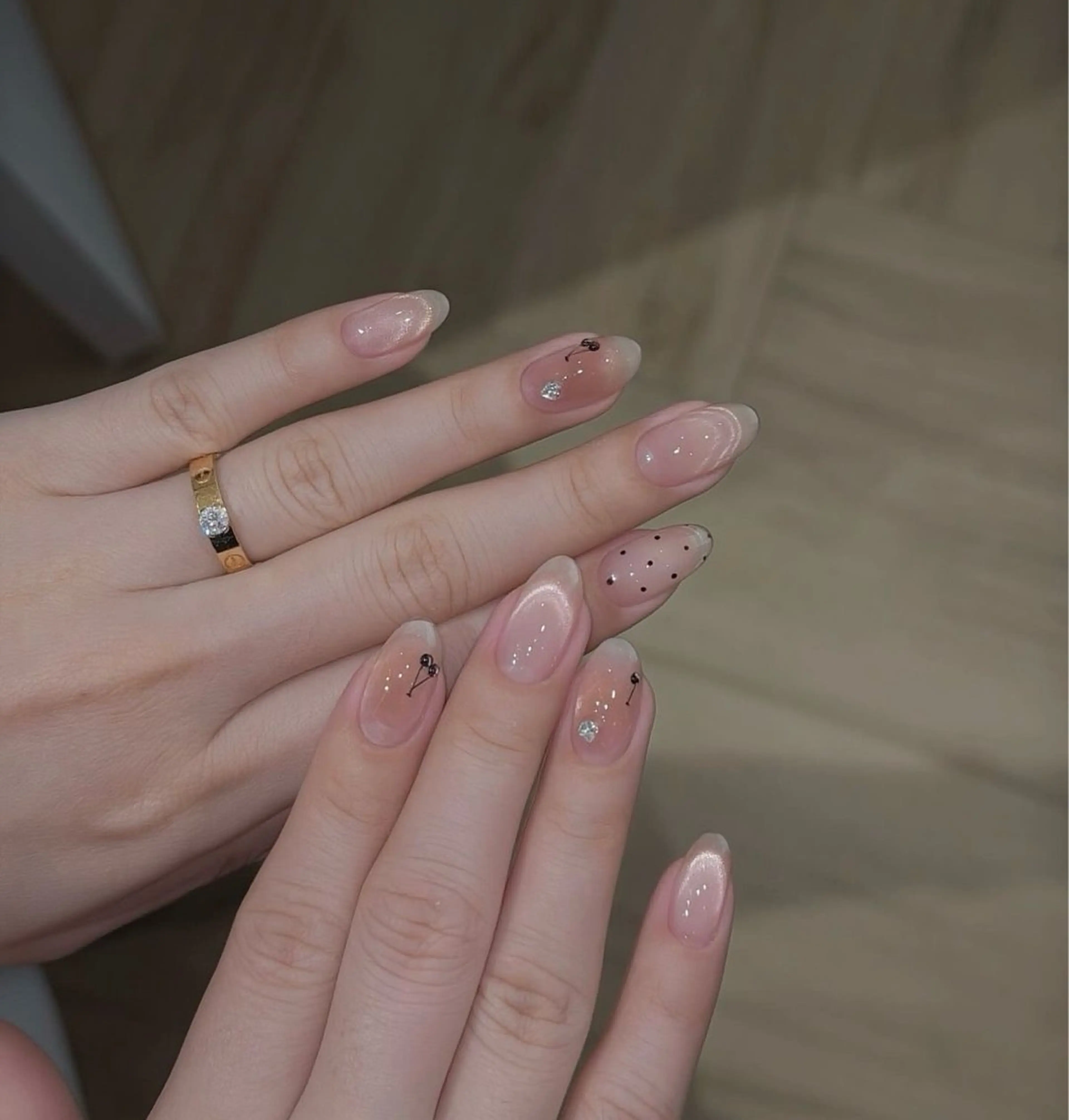 ネイル 韓国ネイル 持ち込み ハンドネイル EMI ANA.CHUOのネイルデザイン