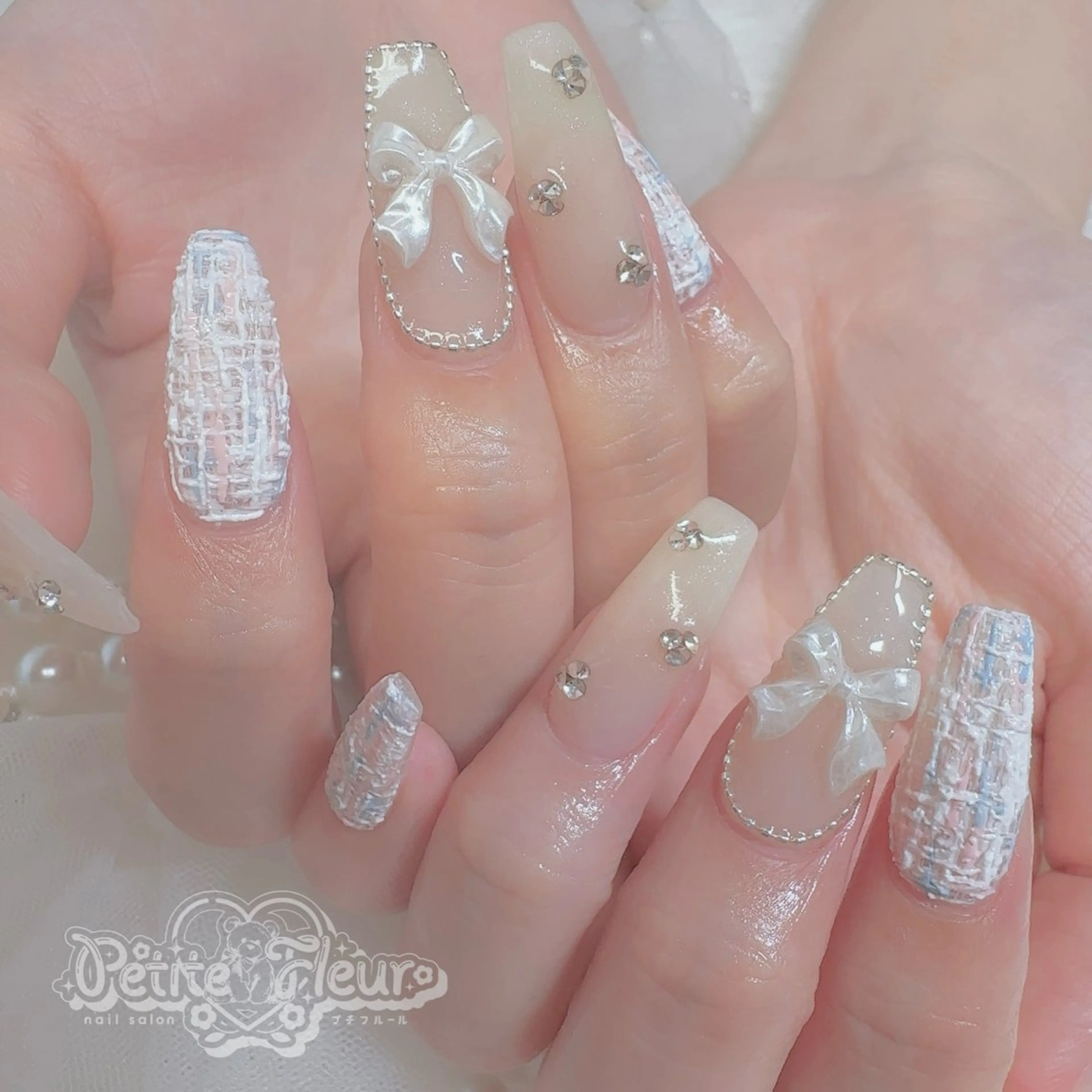 ネイル ハンドネイル ❁⃘*。Petite fleur❁⃘*りさのネイルデザイン