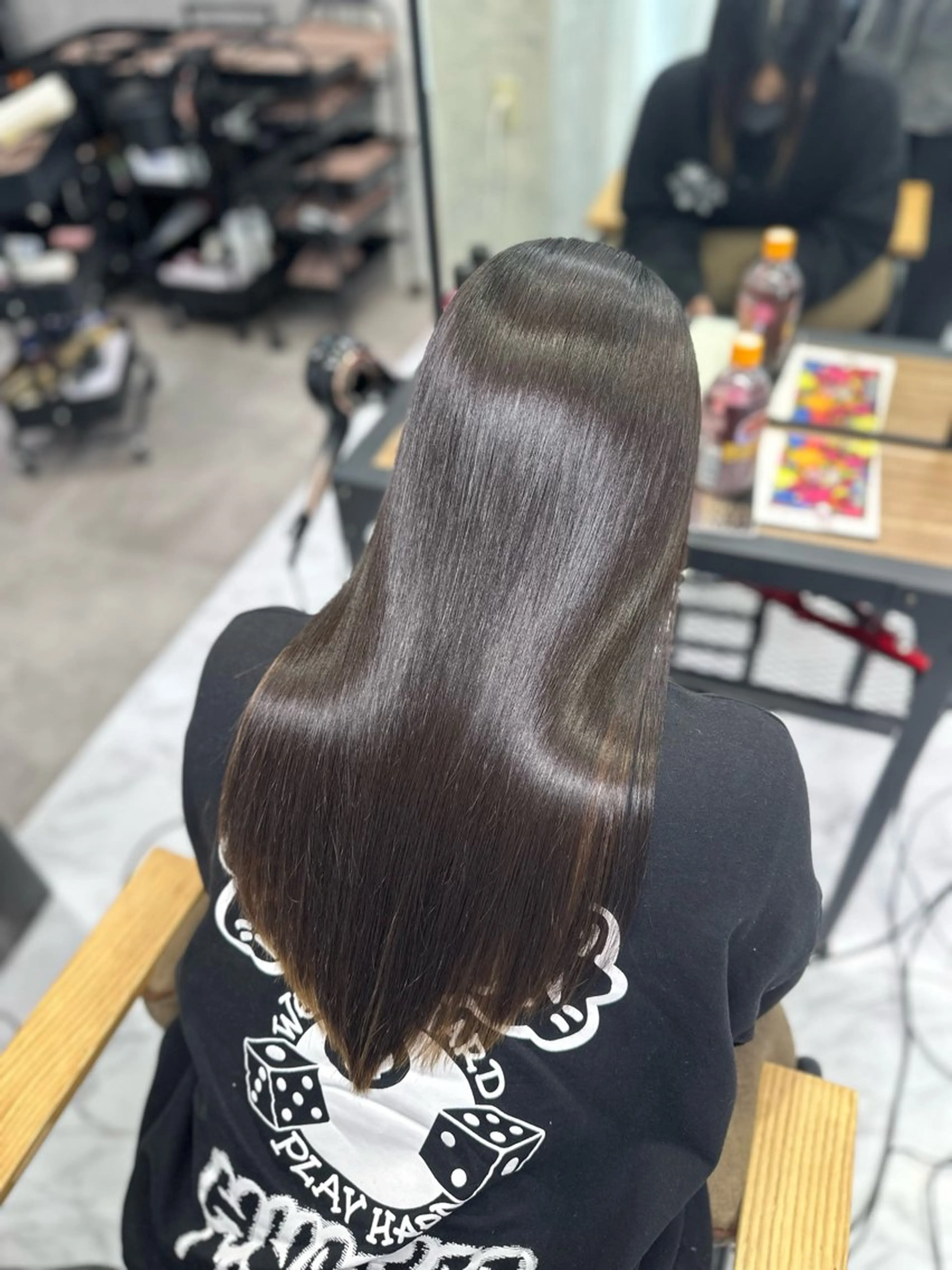ロング 縮毛矯正 トリートメント RAF TOKYO 2nd所属・美髪矯正/髪質改善/ ヒロムのヘアスタイル