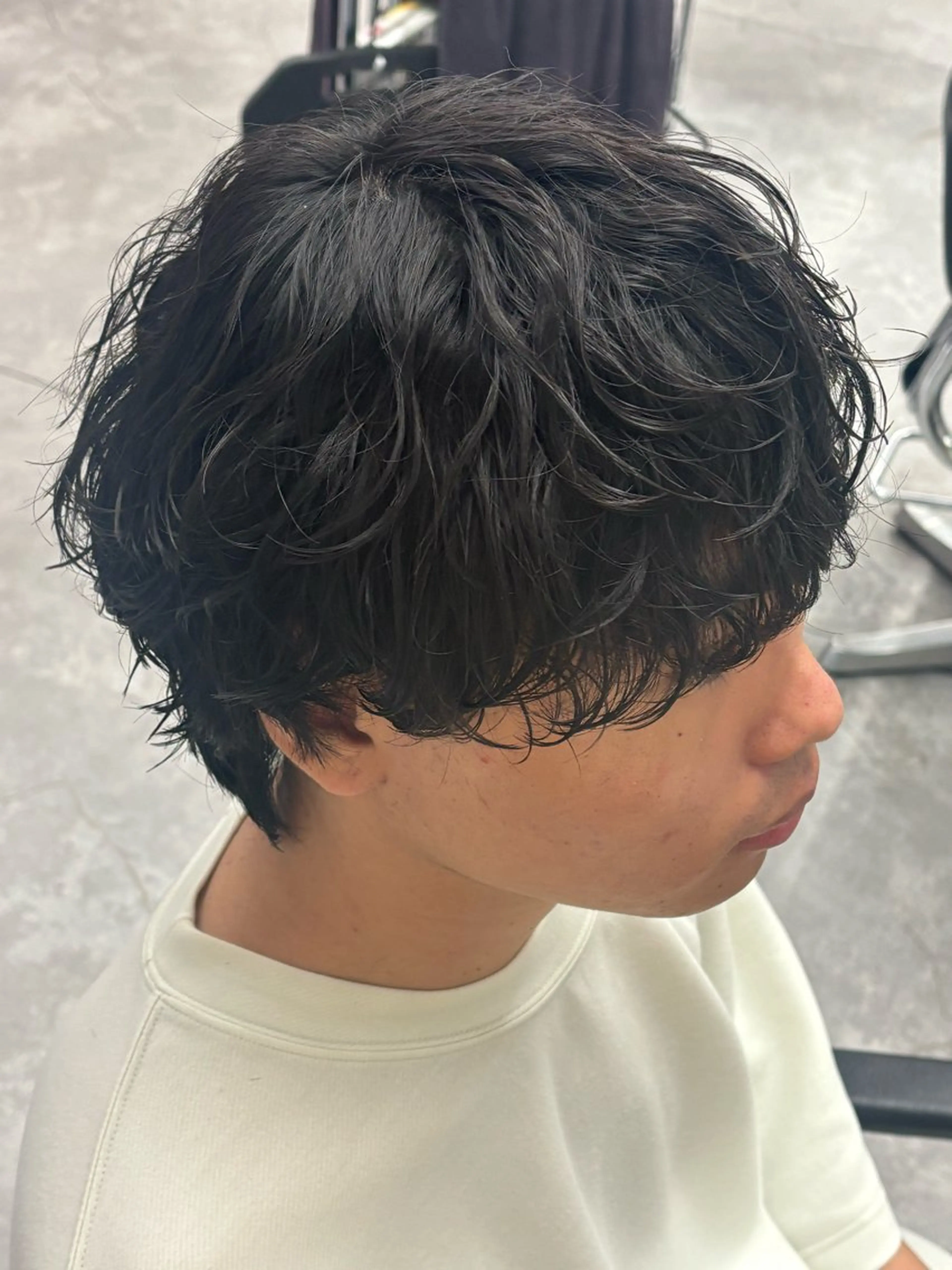 ショート パーマ メンズ カット パーマ ヘアセット お悩み解消✨/ メンズパーマ✨/直樹のヘアスタイル