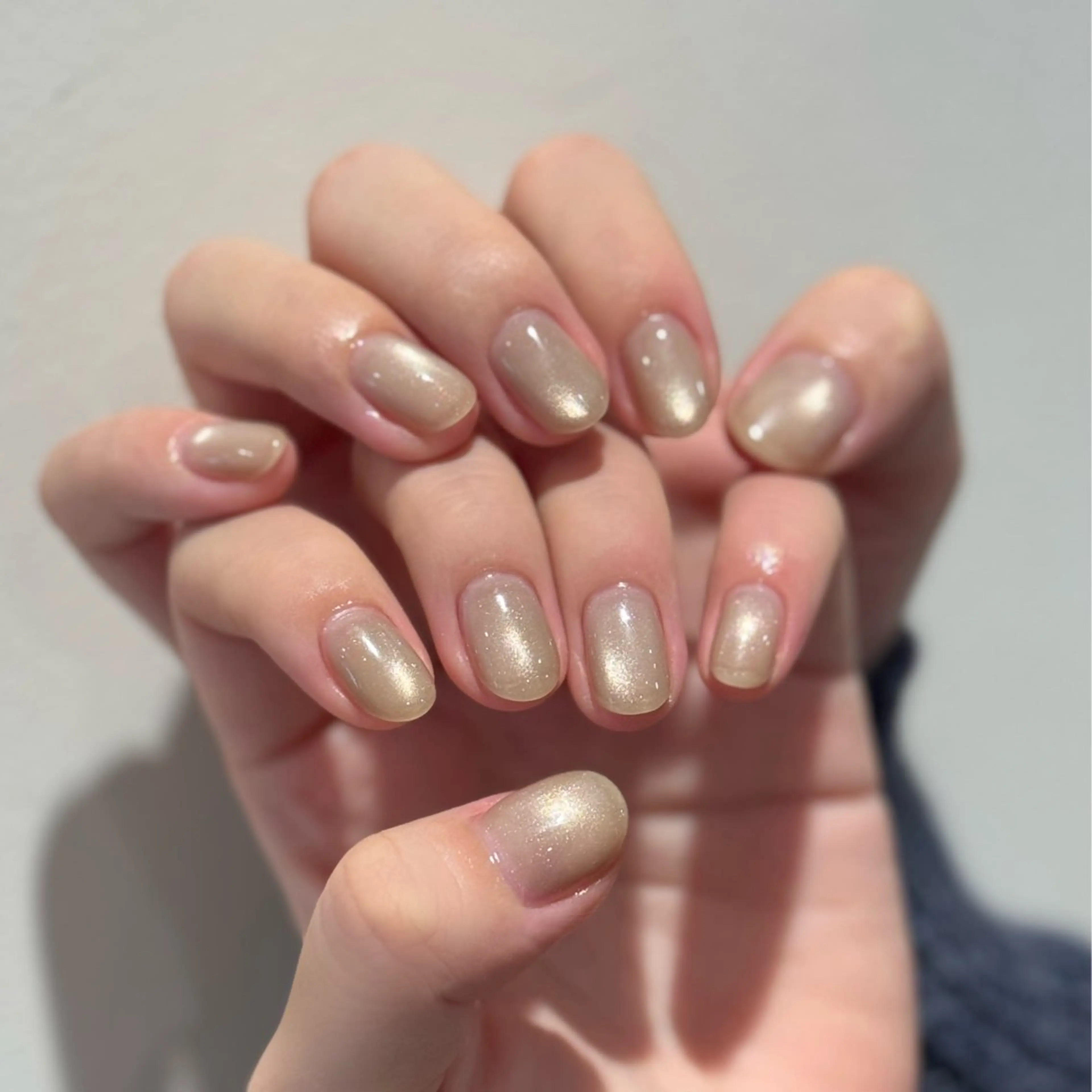 ネイル マグネットネイル マグネットワンカラー ワンカラーネイル ハンドネイル EARTH浦添店 村吉のネイルデザイン