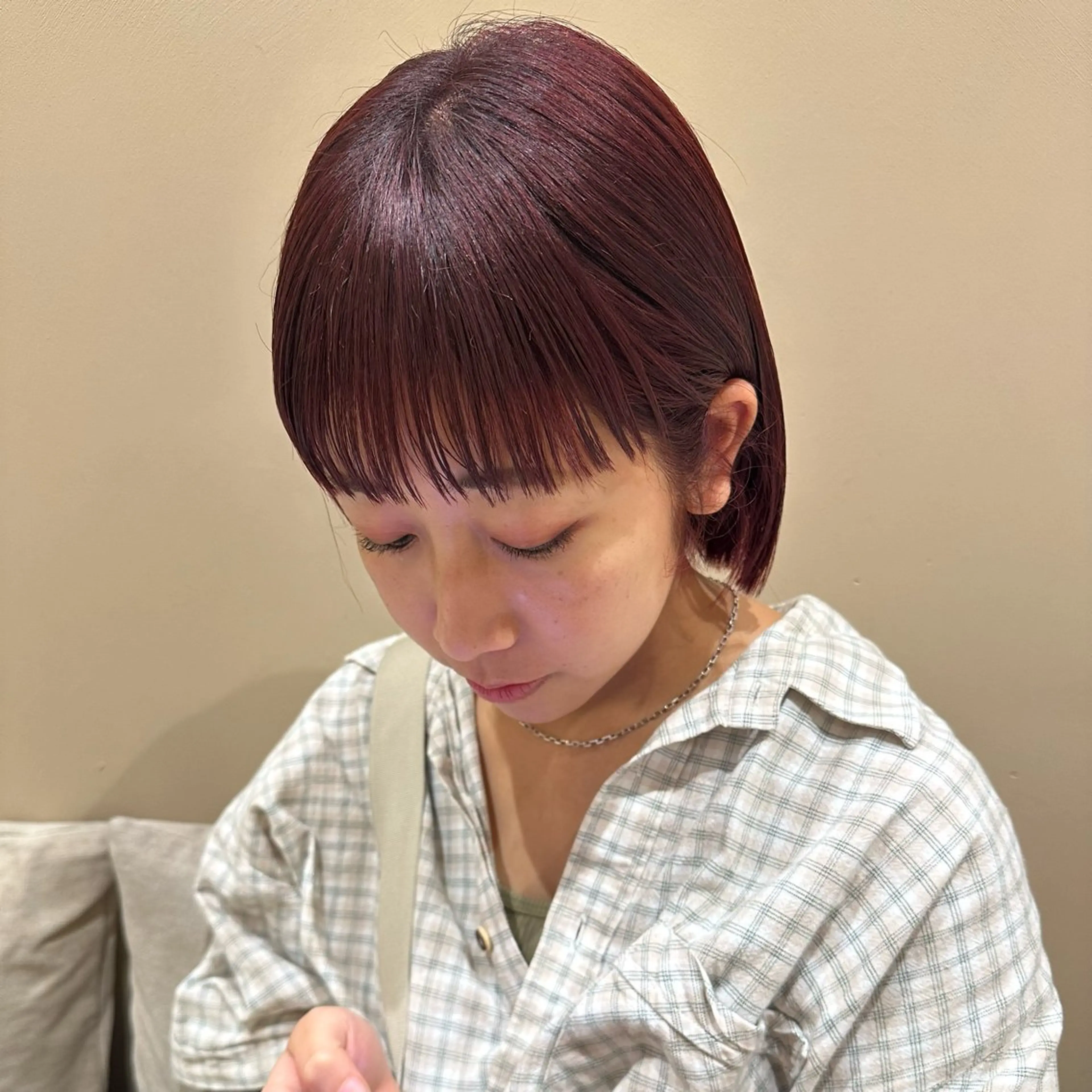 セミロング カラー 🎀オイダイラ モモカ🎀のヘアスタイル