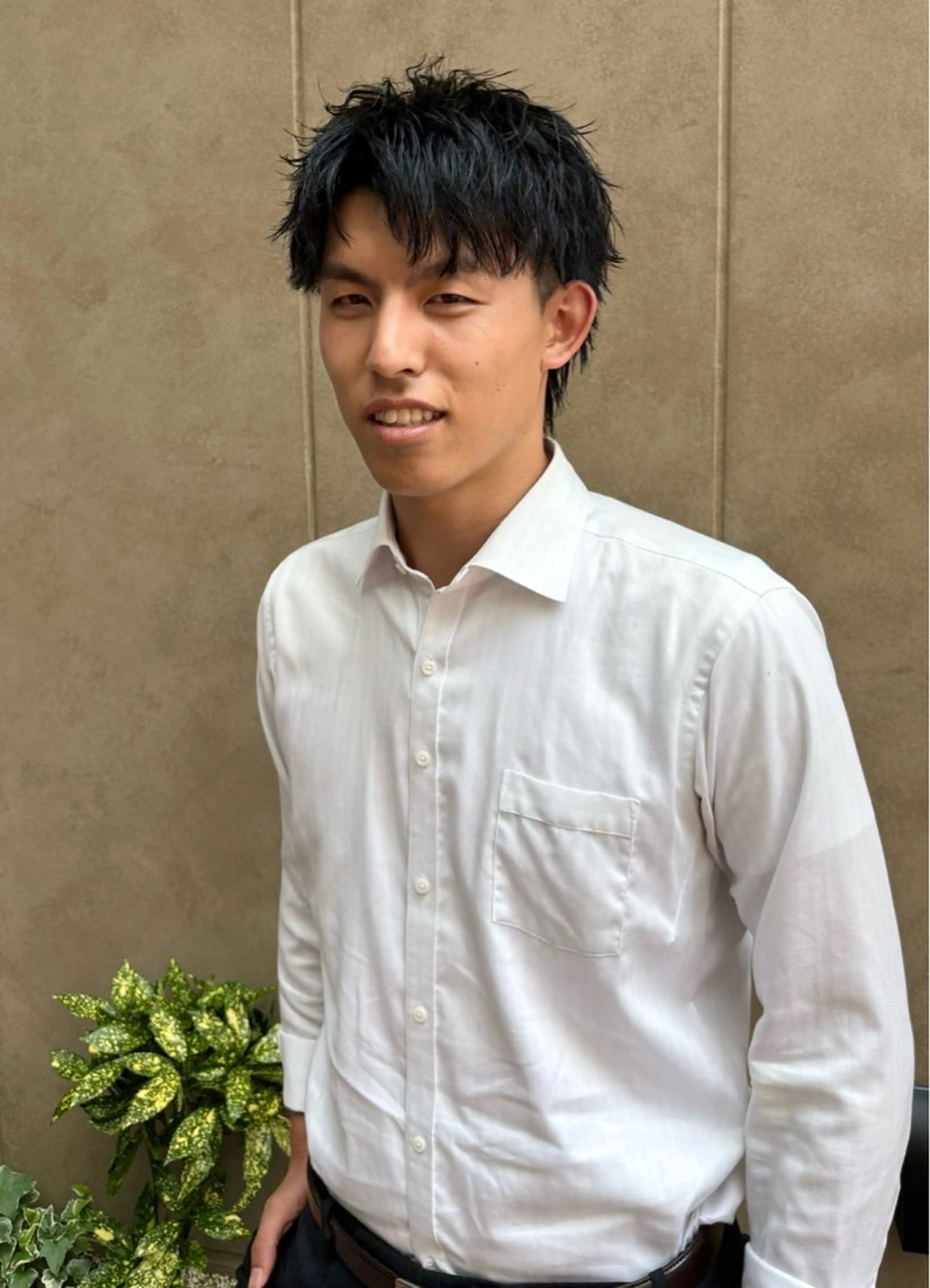 メンズ メンズ韓国風 奥川拓哉/倉敷/中庄 /髪質改善/レイヤーのヘアスタイル