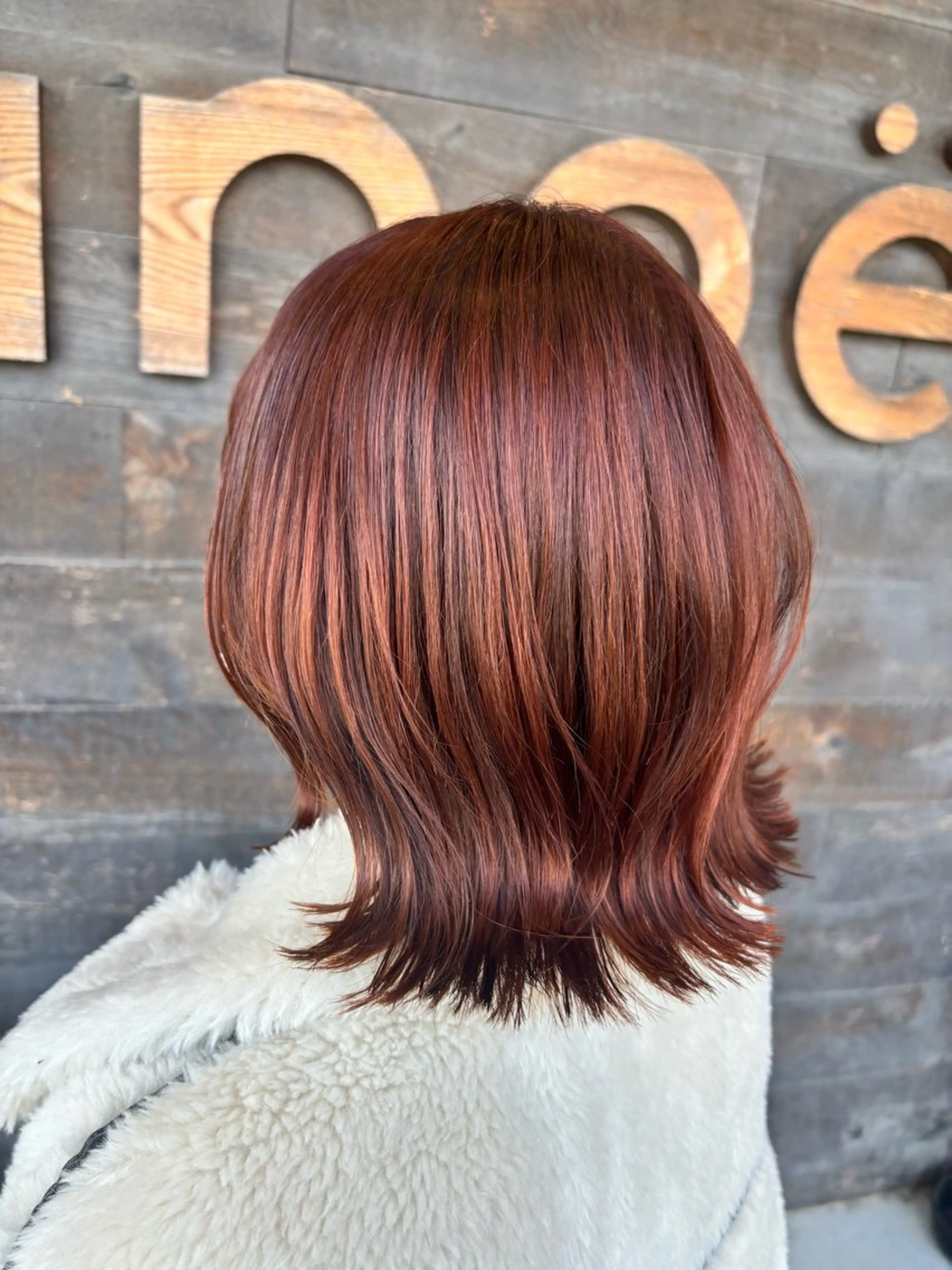 ショート カラー ブリーチ ブリーチなしカラー オレンジ 髪質改善 カット ヘアカラー トリートメント カノエ小郡/髪質改善 /小野　静水のヘアスタイル