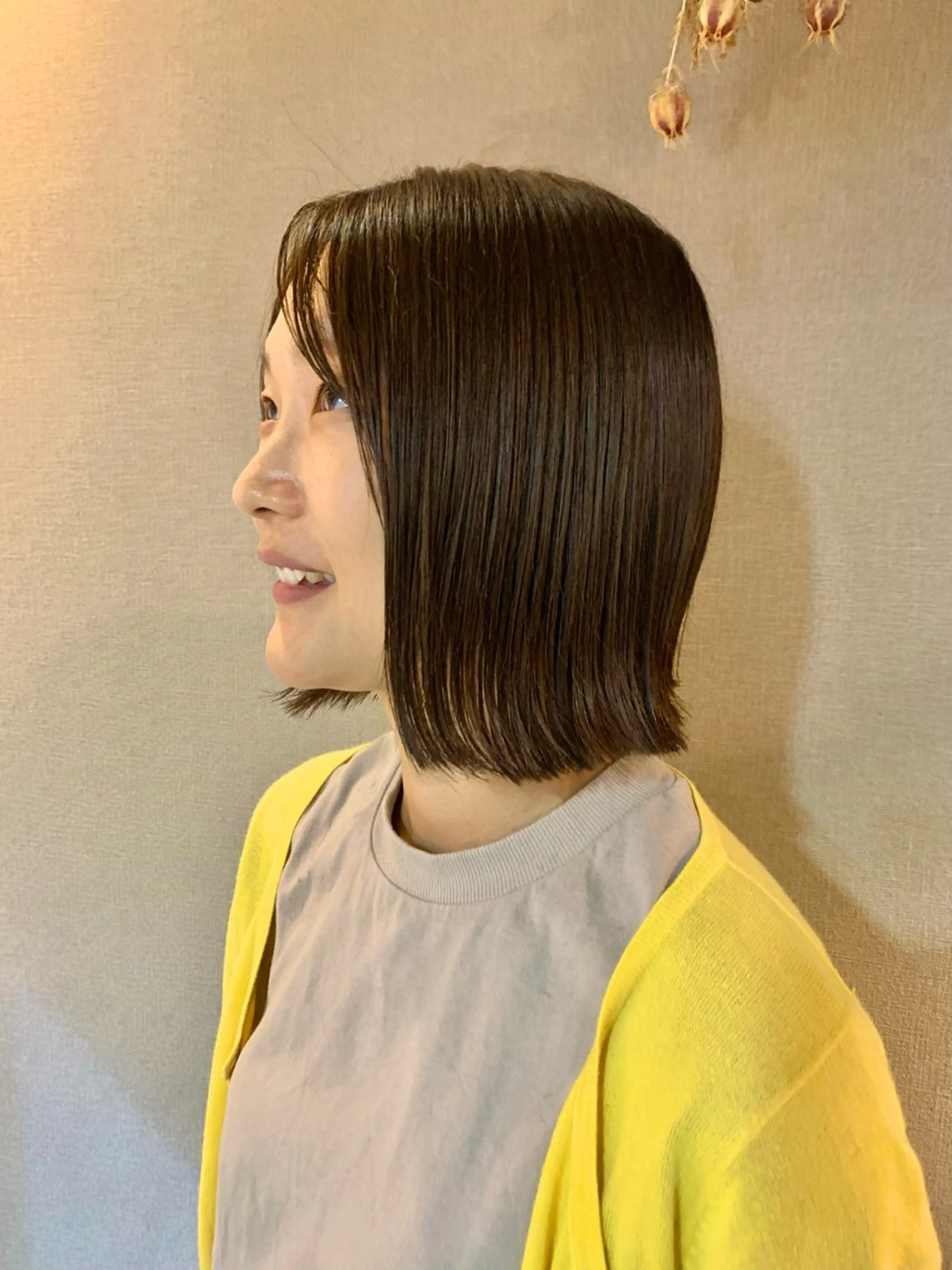 ミディアム ⭐️似合わせ⭐️ ほかぞの　りかのヘアスタイル