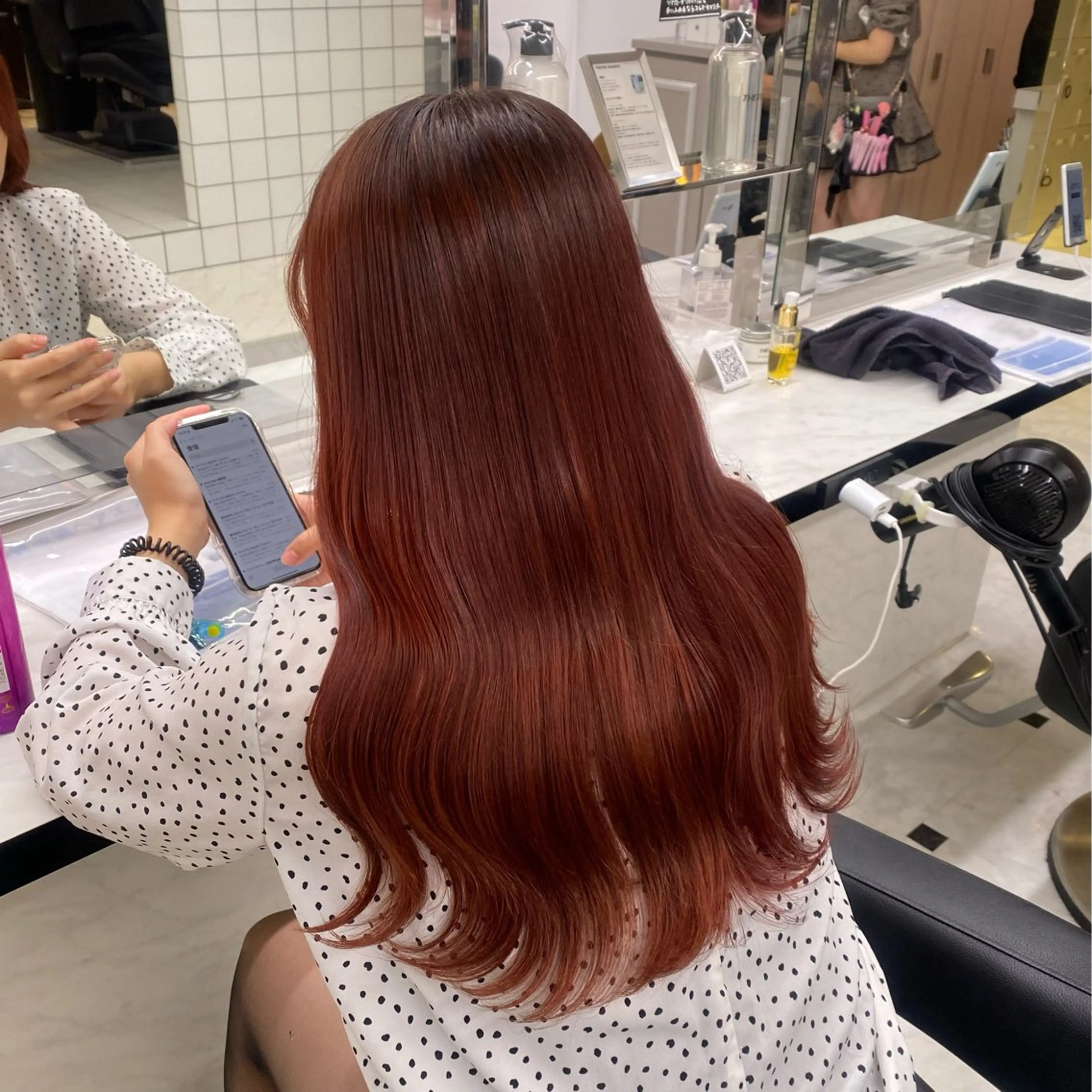 カラー ヘアカラー ♥️韓国/ガーリー 暖色misa♥️のヘアスタイル