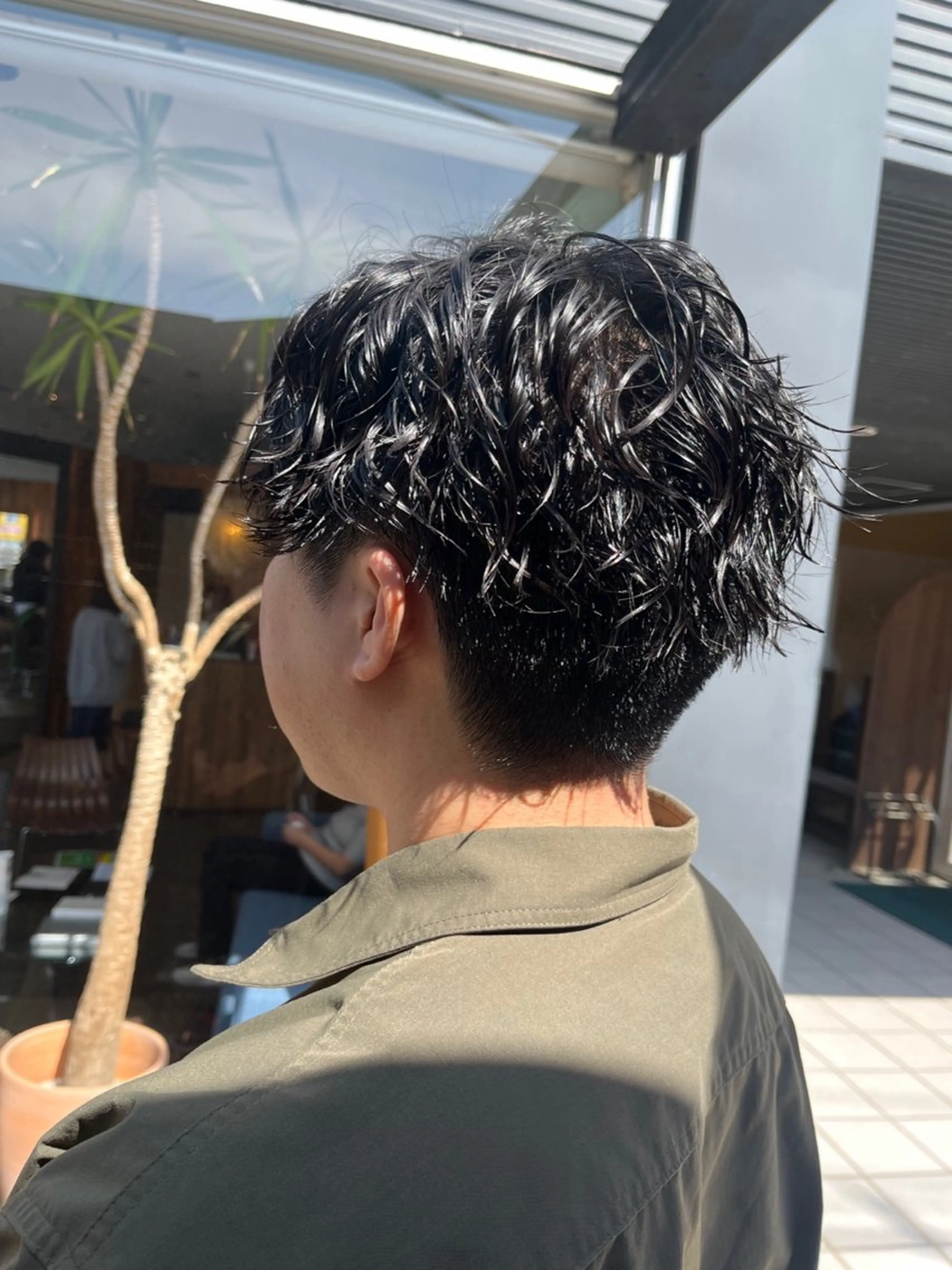 パーマ メンズ メンズパーマ ツーブロック 刈り上げ スパイラルパーマ TAKAHASHI REIKAのヘアスタイル