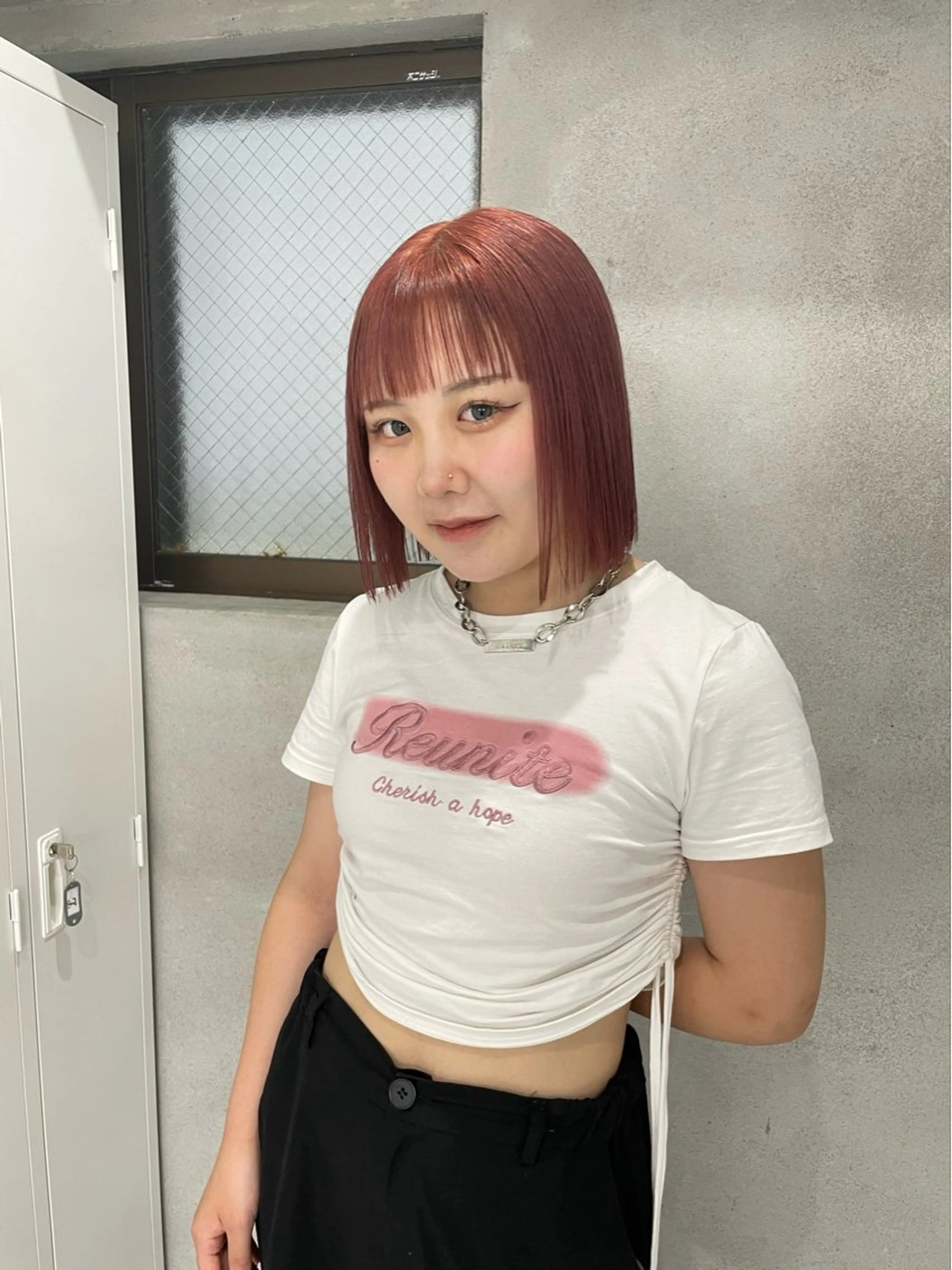 ショート カラー ヘアカラー ハイトーン/ボブ /HBL/AYUNAのヘアスタイル