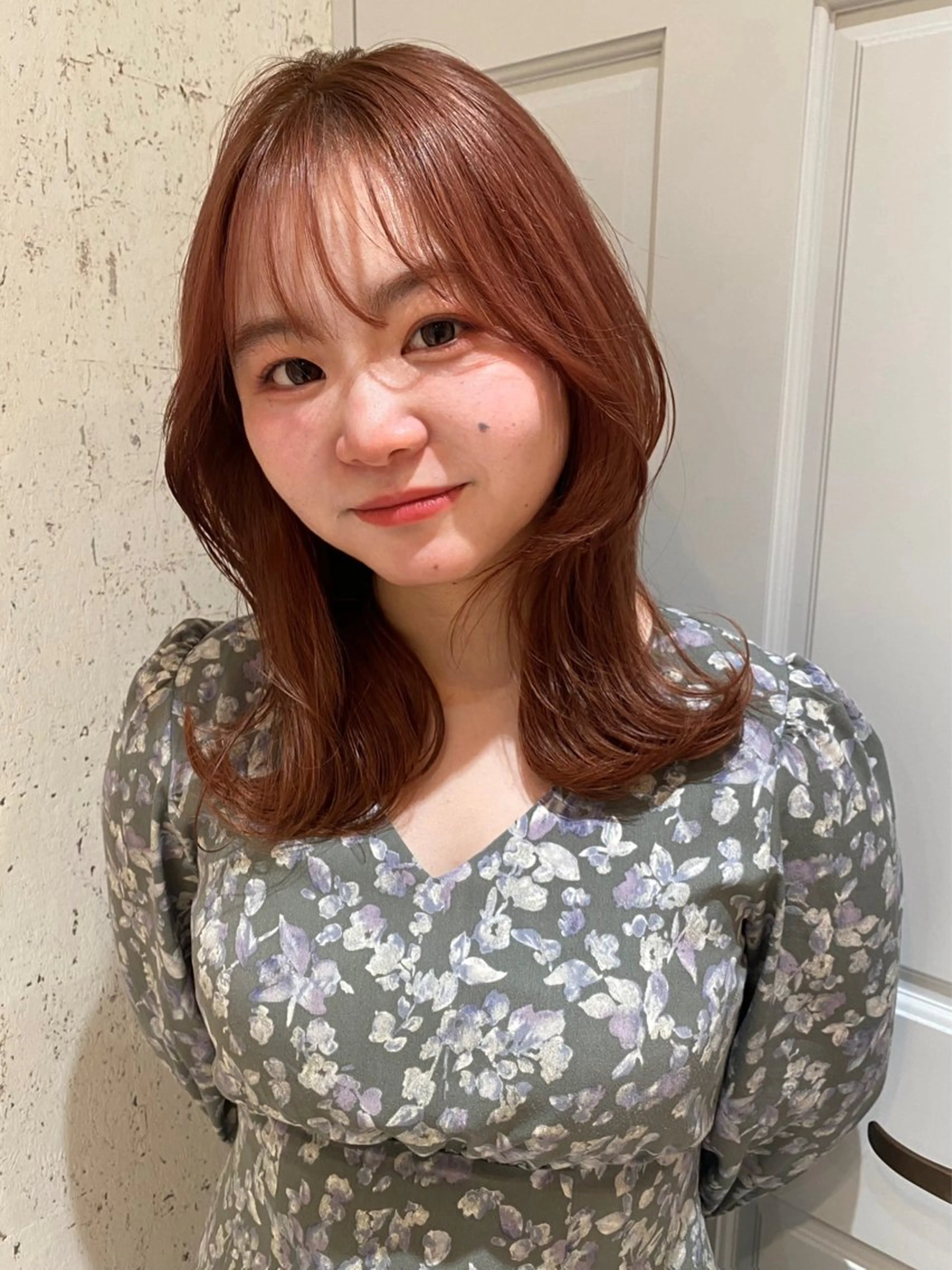 ミディアム カラー カット ヘアカラー トリートメント mai / linoah˚✧のヘアスタイル