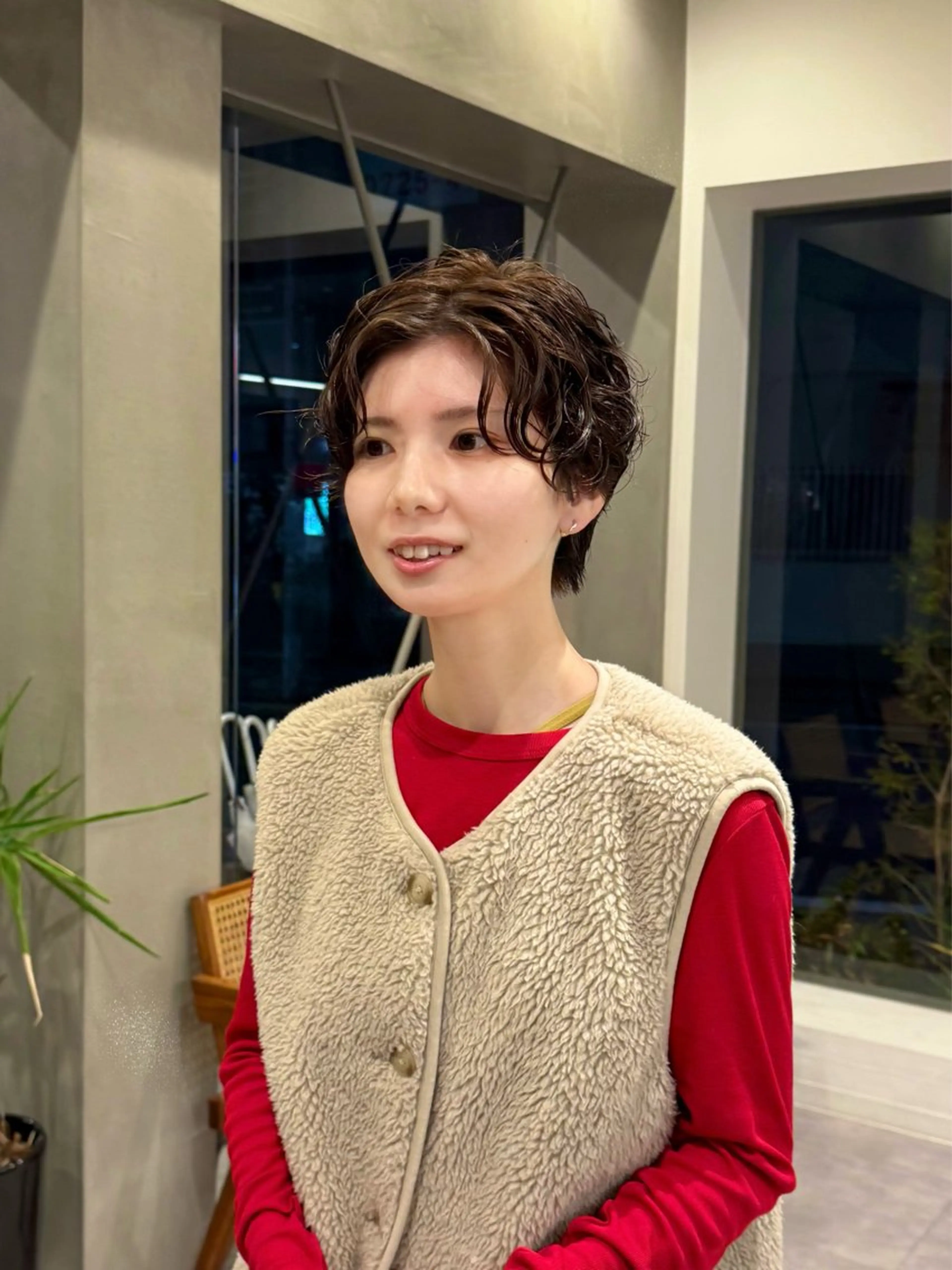 【1月7日限定】カット(ボブ、ショートボブ、ショート)+パーマ+3Stepトリートメント⚠️和泉中央の店舗でのご案内ですの写真