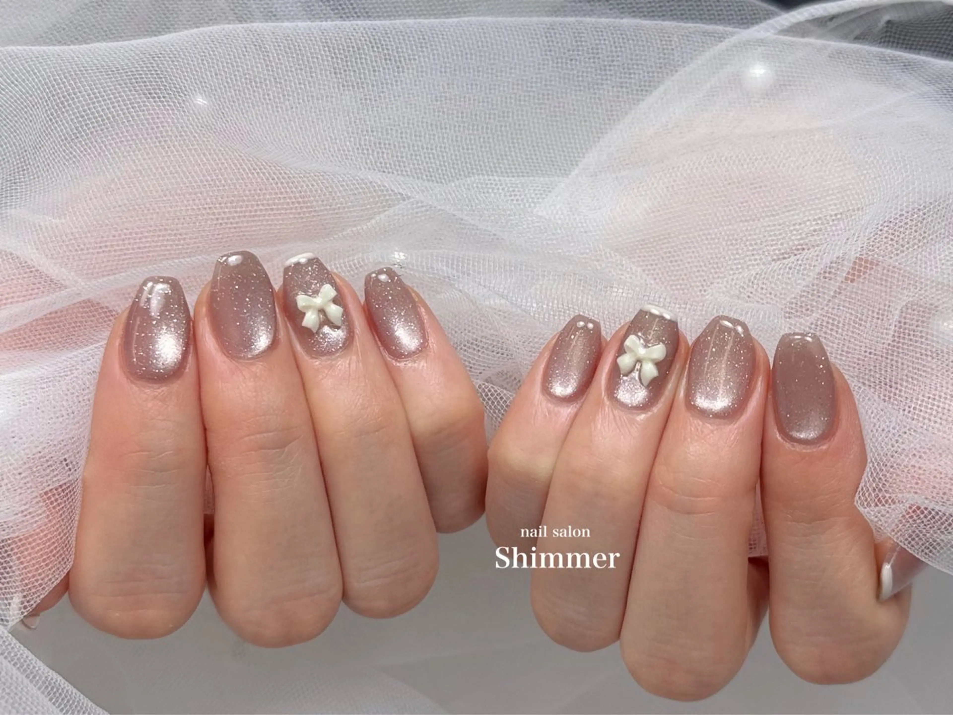 ネイル ハンドネイル Shimmer Risaのネイルデザイン