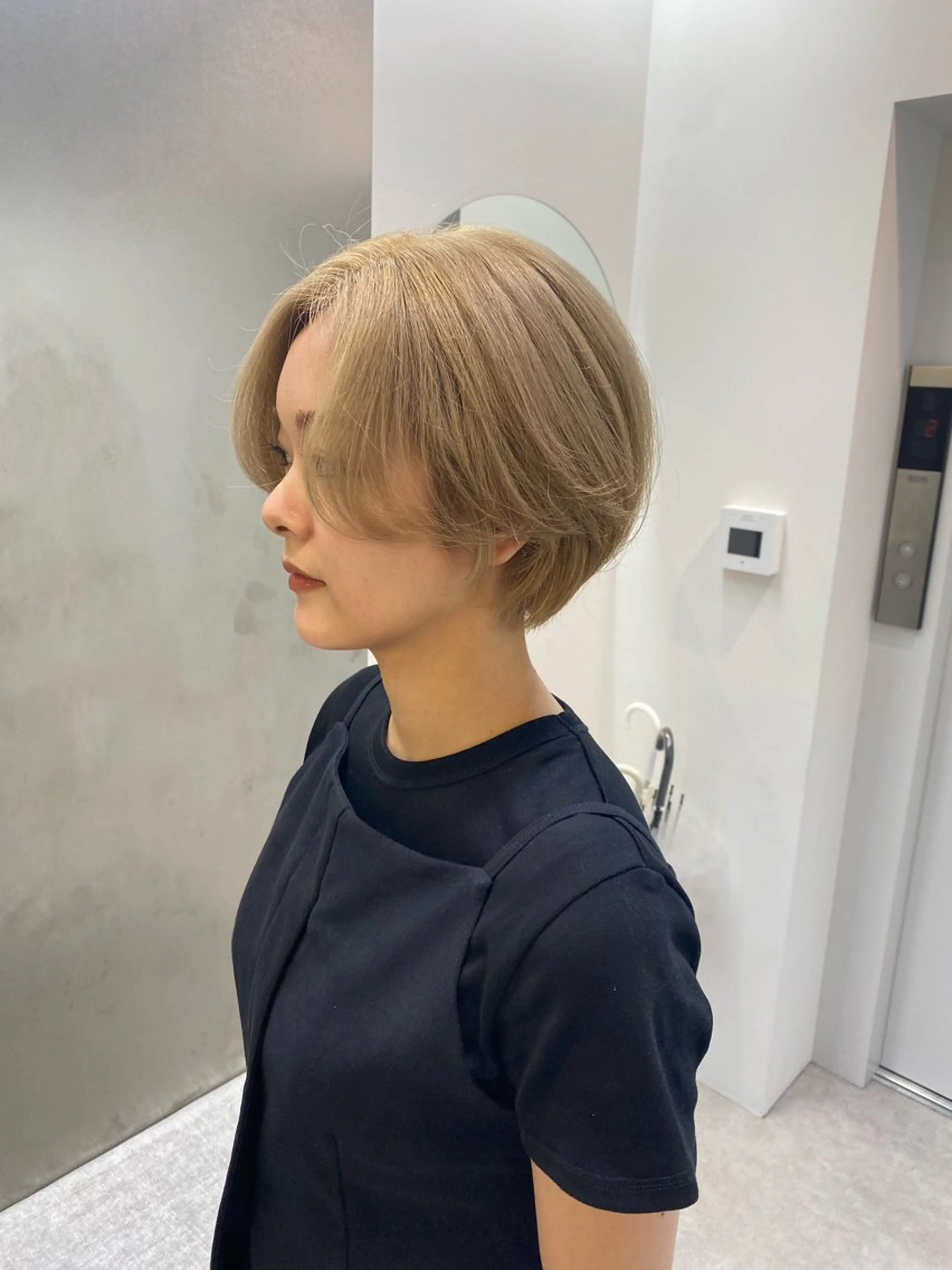 ショート カット ヘアカラー トリートメント 韓国/レイヤー/艶髪 ルキアのヘアスタイル