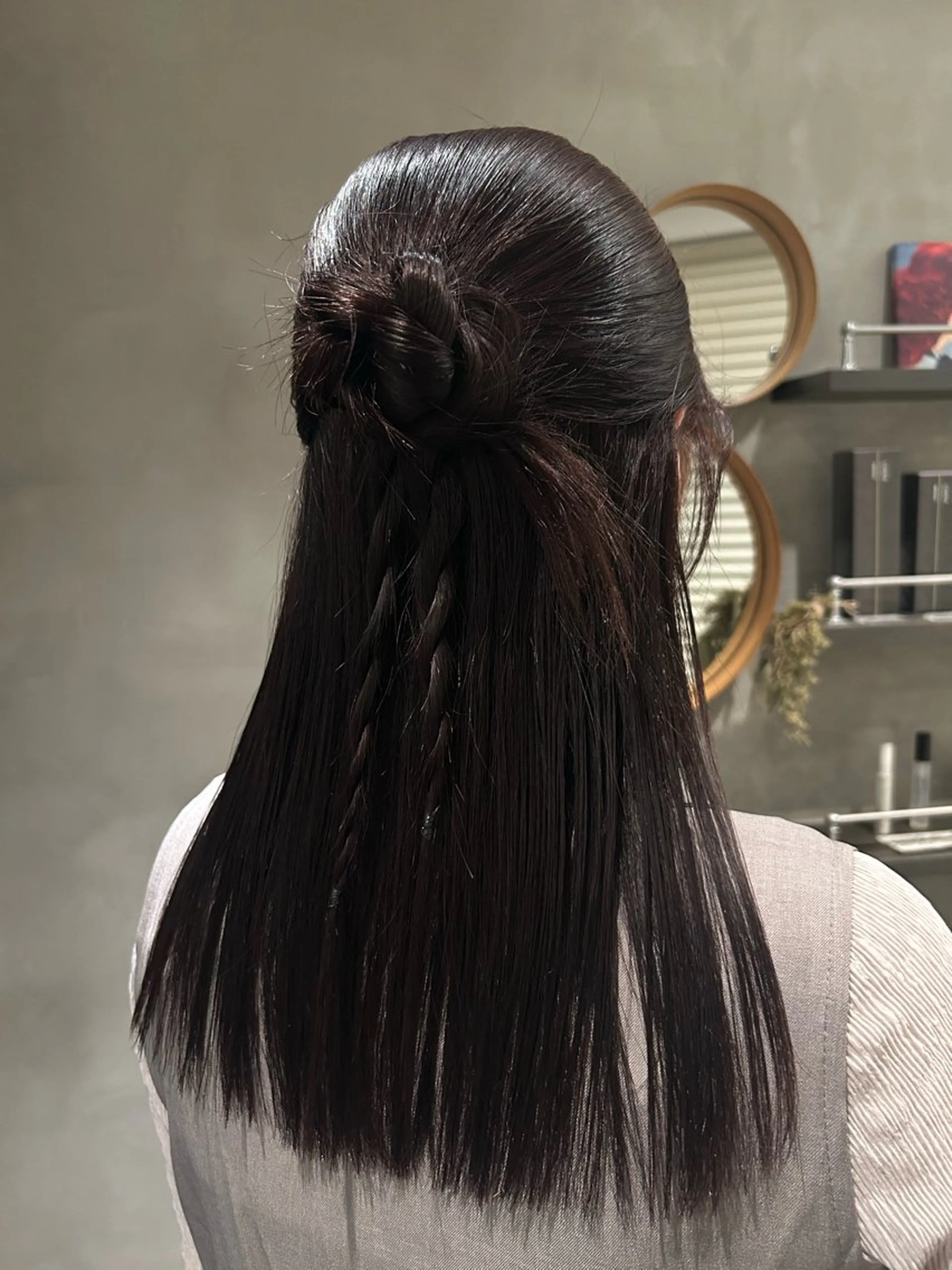 セミロング ヘアアレンジ デザイン/アレンジ ❤︎イシイレイのヘアスタイル