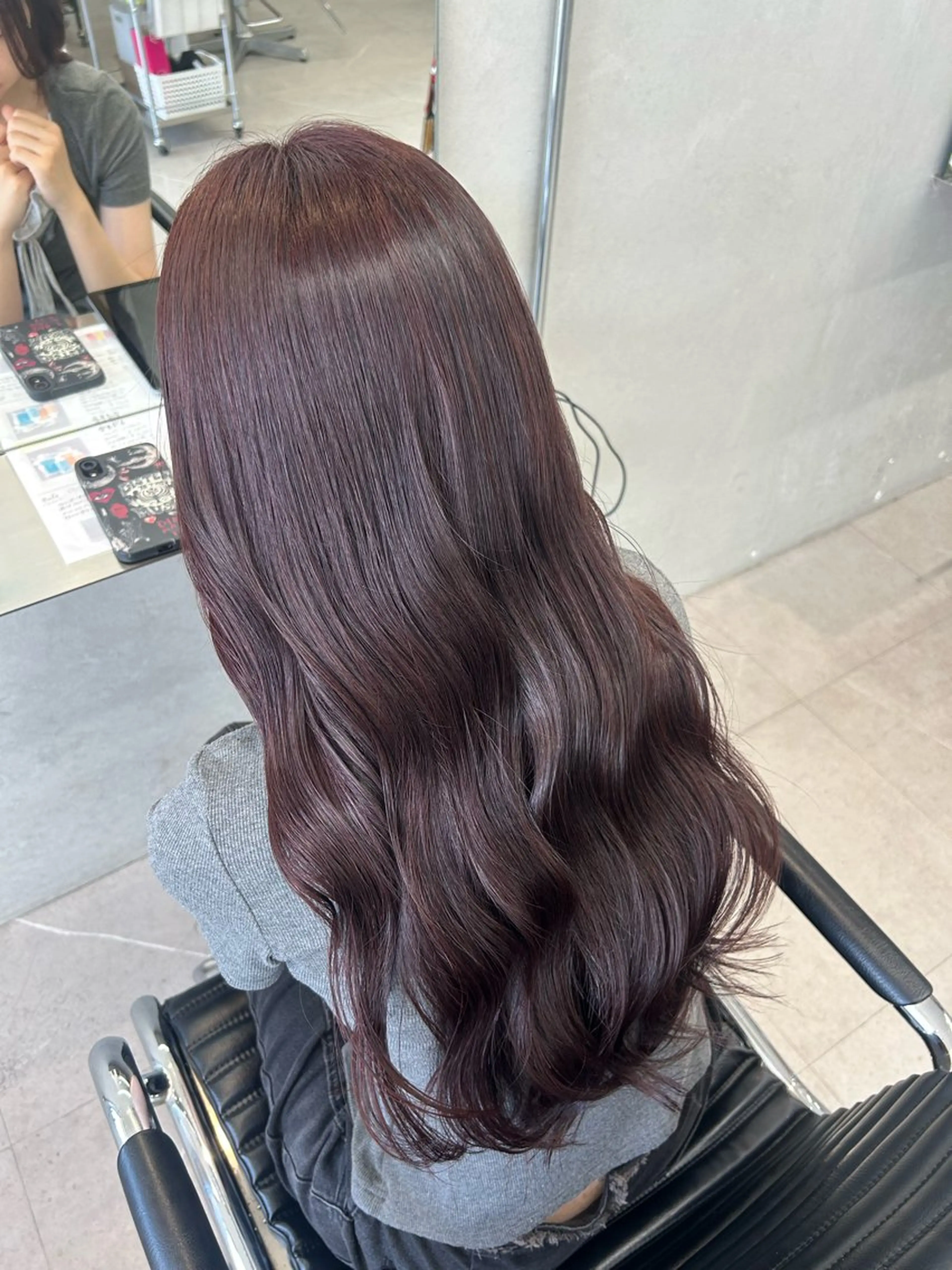 ロング カラー カット ヘアカラー IO イオリのヘアスタイル