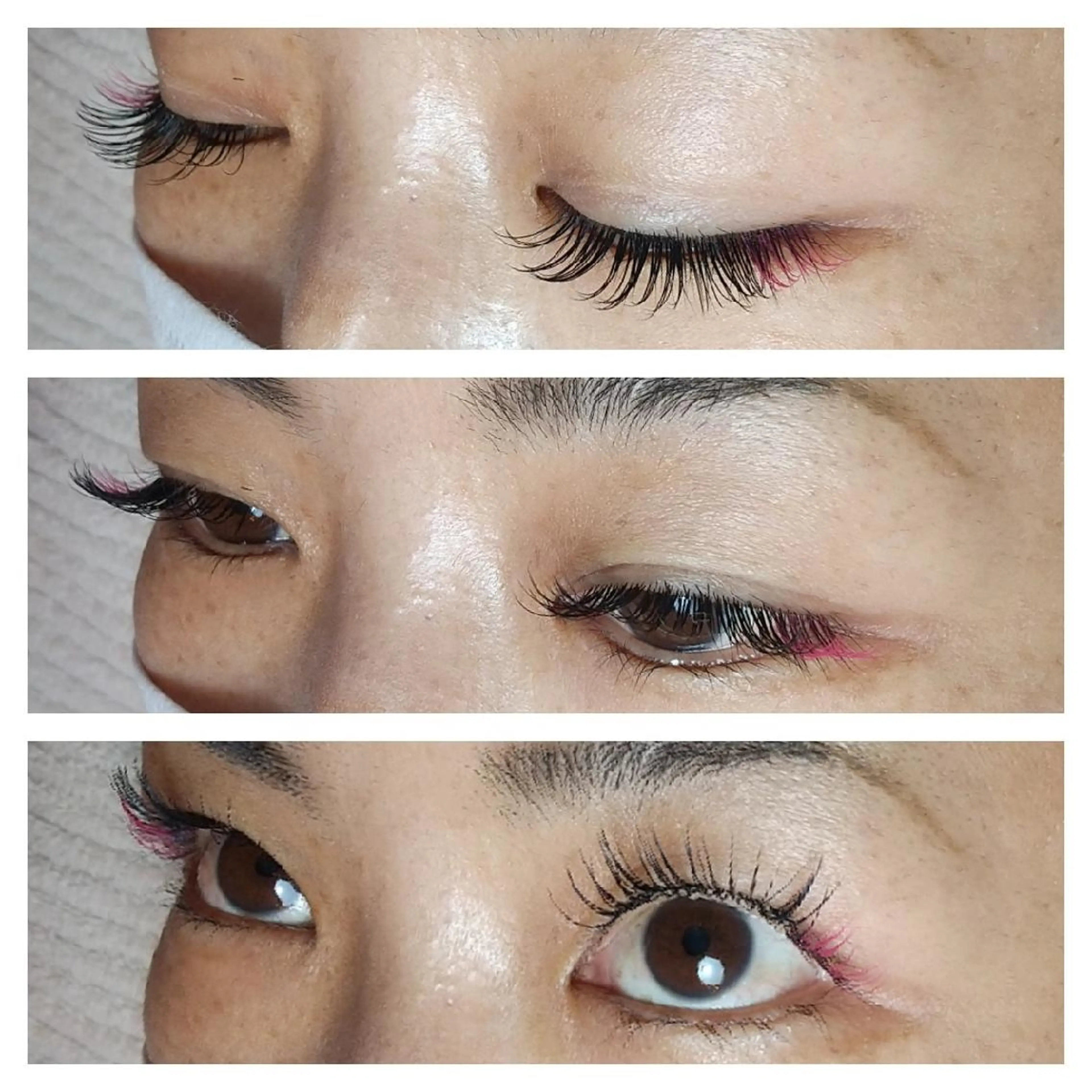 マツエク・マツパ カラーマツエク マツエク Rouge ・ K  　のマツエク・マツパデザイン