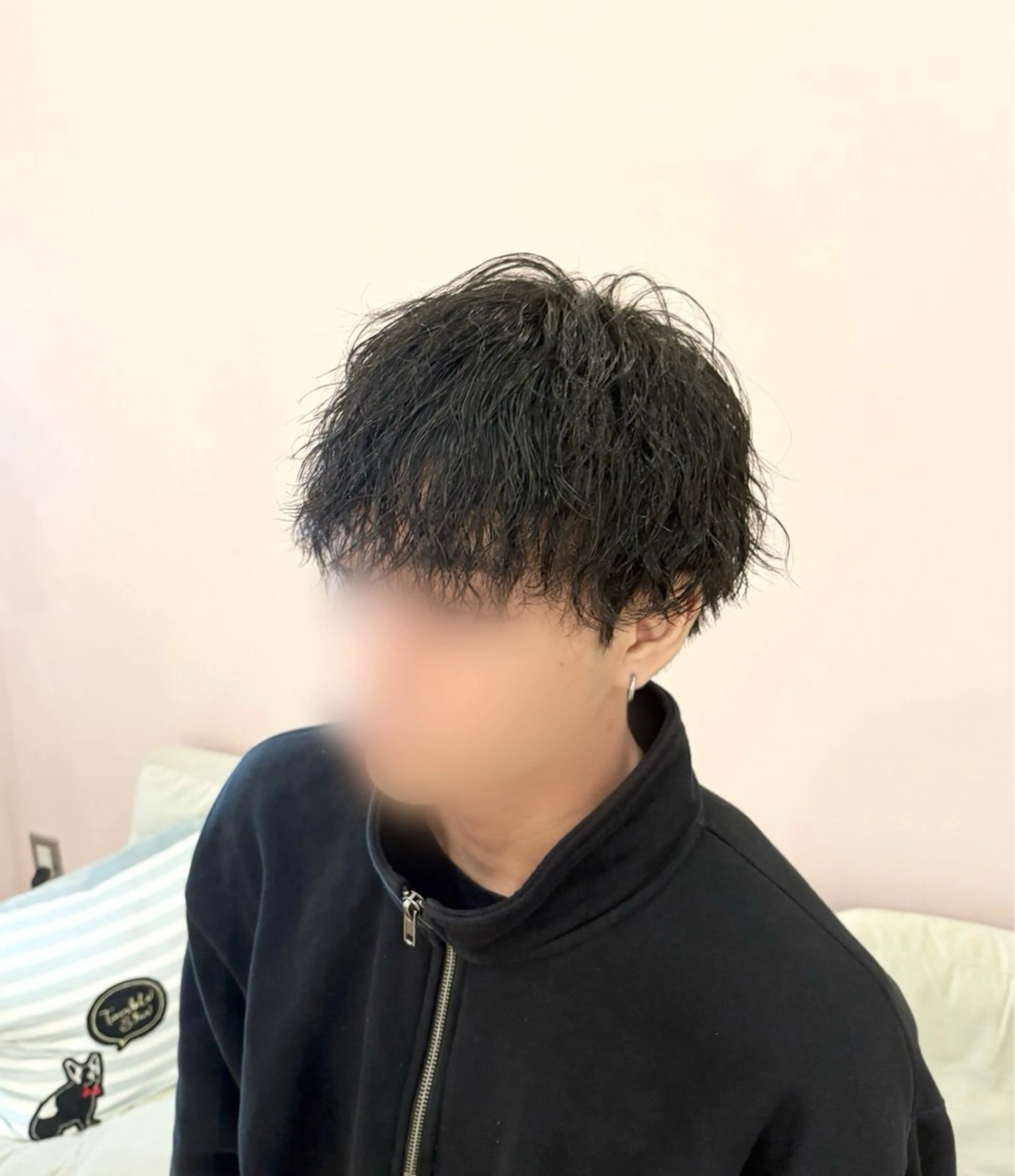 パーマ メンズ カット パーマ メンズスタイリスト 🎀nanamiのヘアスタイル