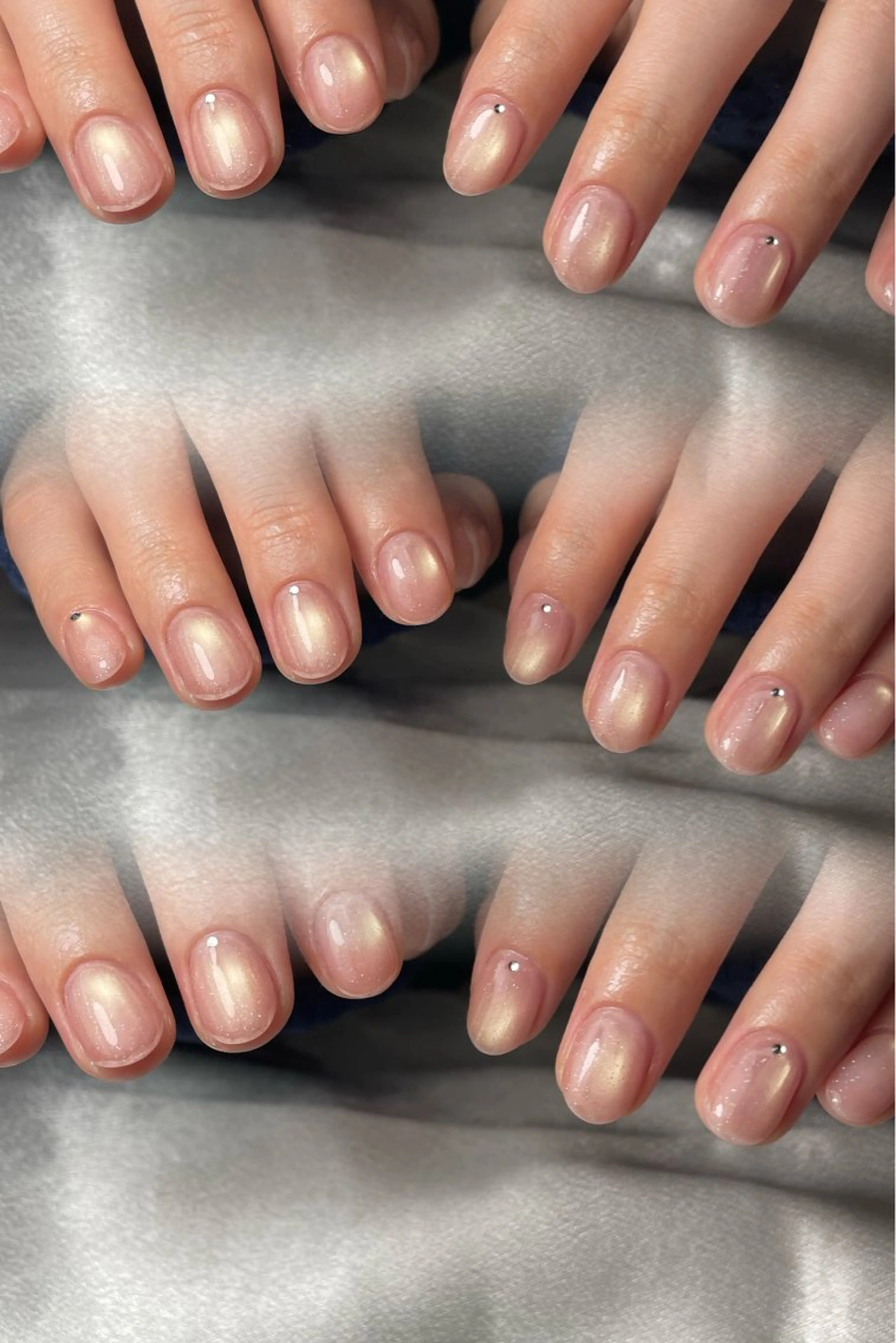 ネイル マグネットネイル ミラーネイル ハンドネイル LIFE MIYUのネイルデザイン