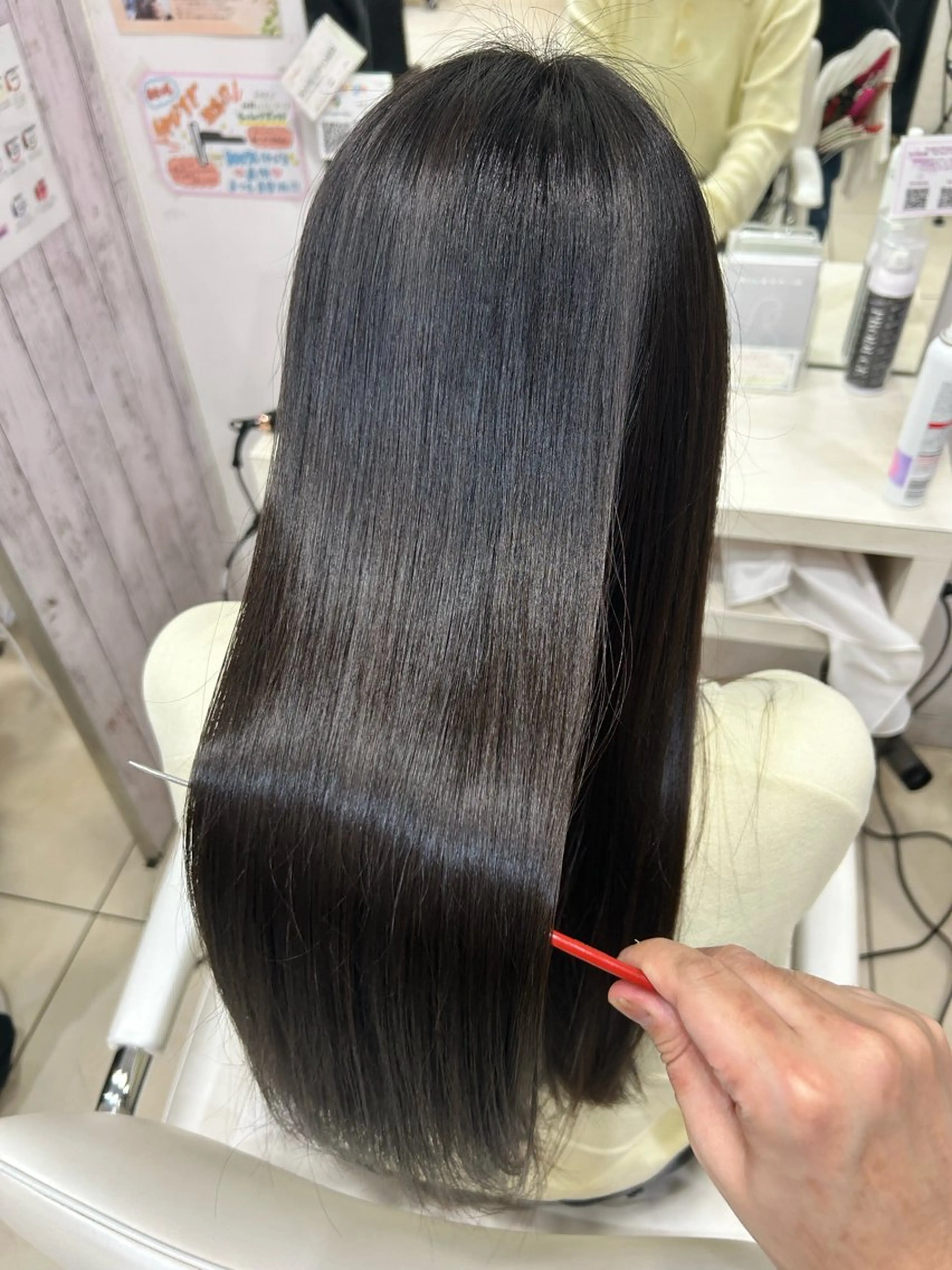 ロング カット ヘアカラー トリートメント 【髪質改善カラー】 瀧田嵐士🇰🇷のヘアスタイル