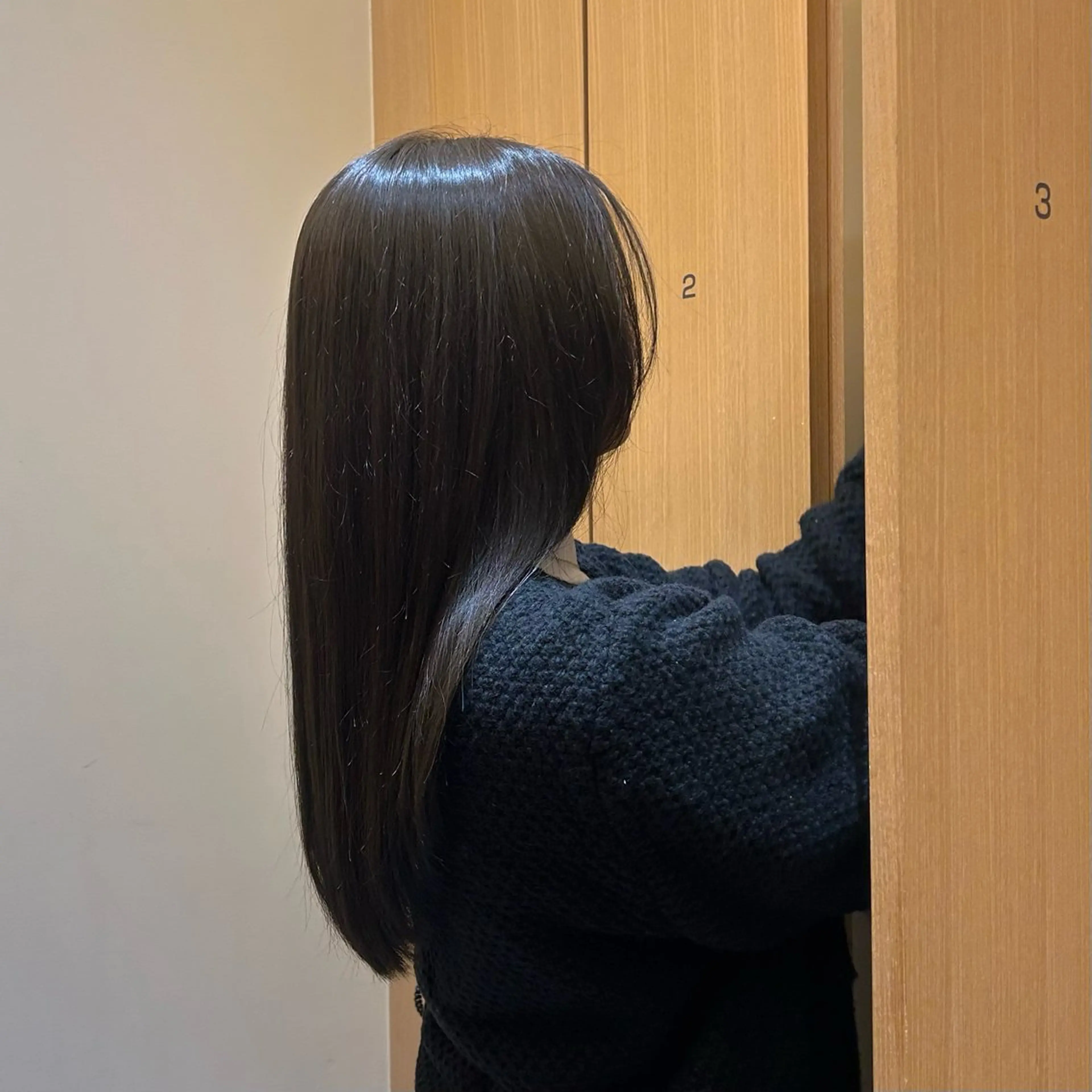 ロング カラー 佐々木 萌衣/ 髪質改善/つやカラーのヘアスタイル