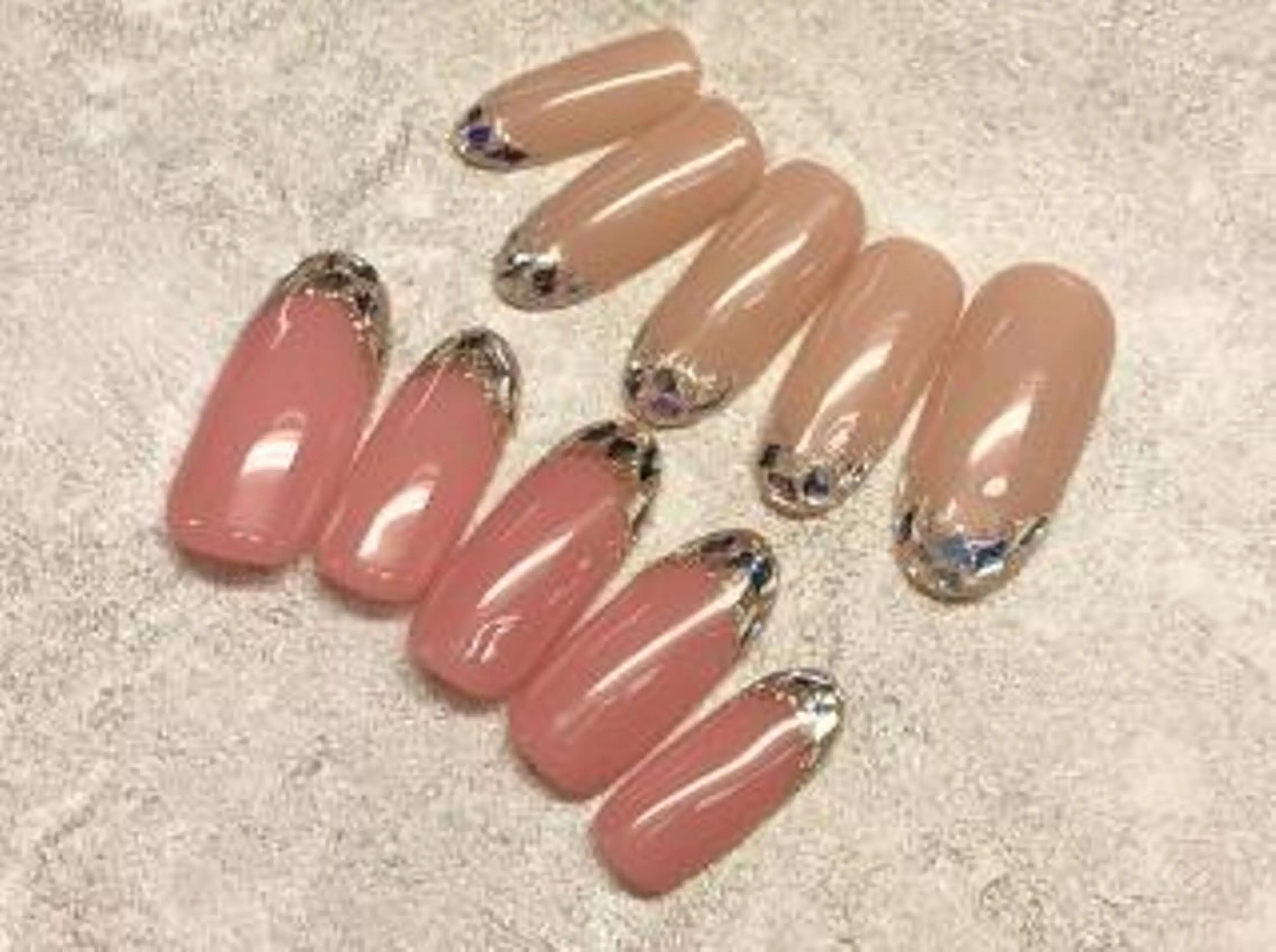 ［オフ込］ガラスネイル￥8800→￥7700の写真