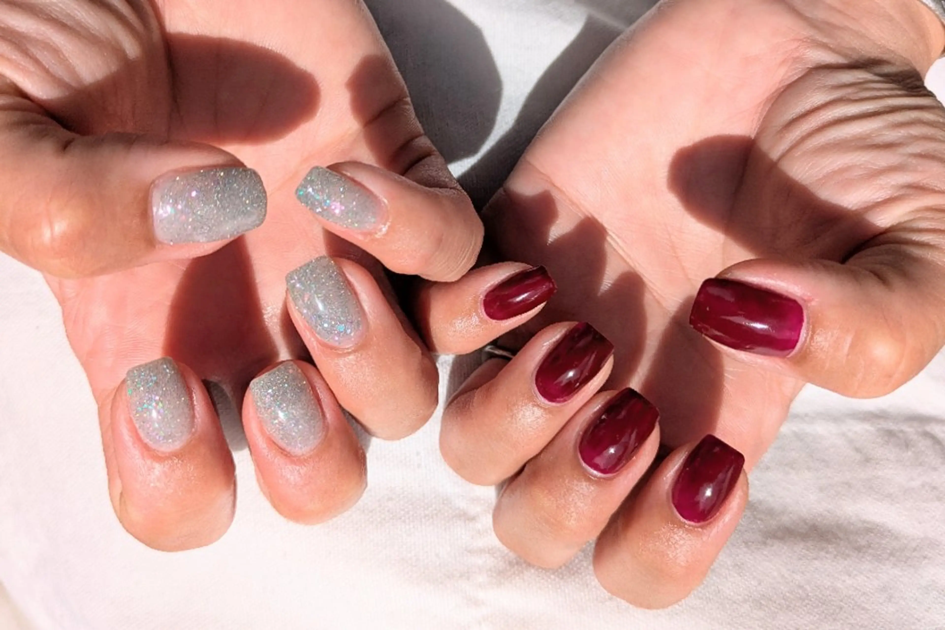 新規平日16時までハンドネイル　ワンカラーorマグネット（オフなし）ケア代込みの写真