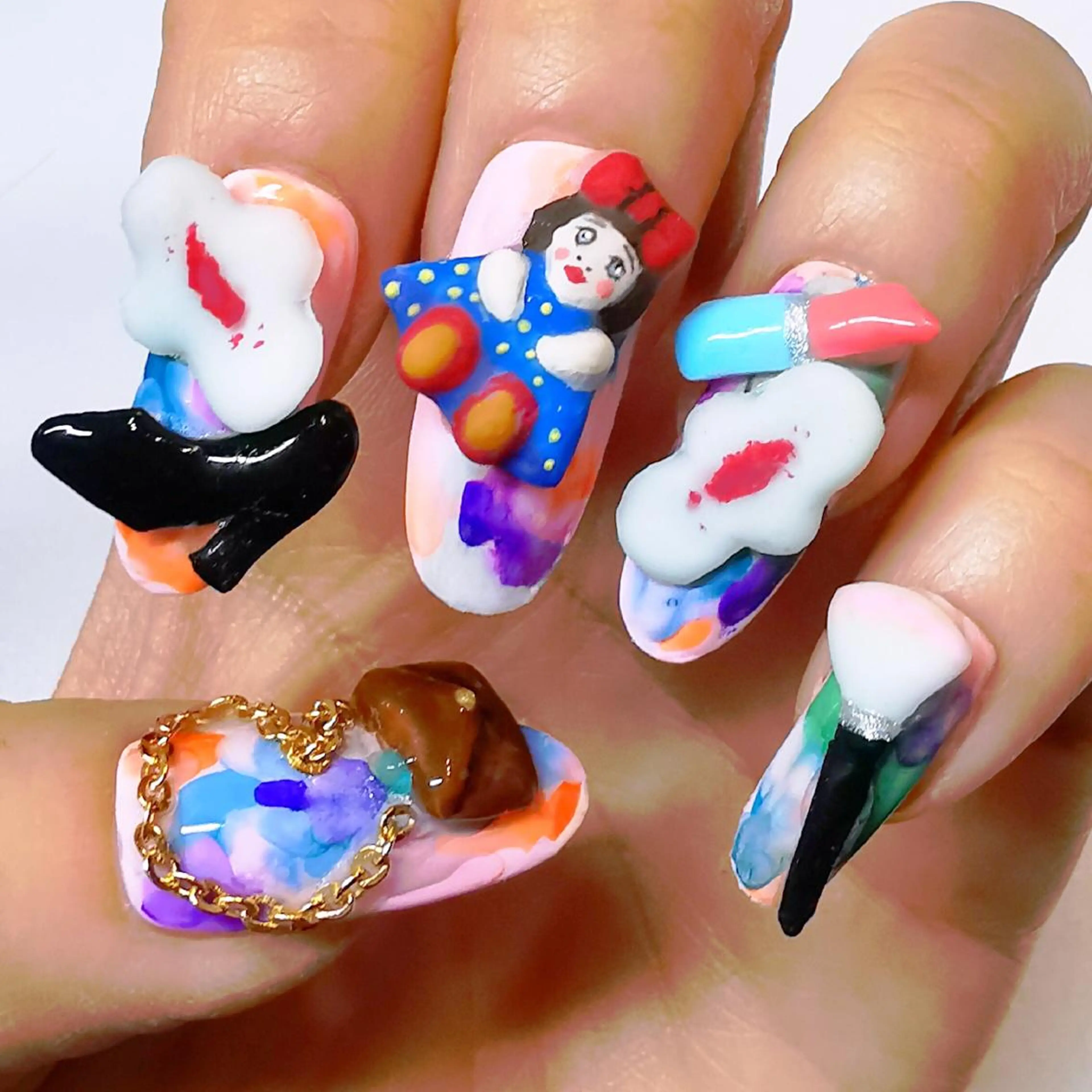 ネイル ジェルネイル パラジェル ル ンのネイルデザイン