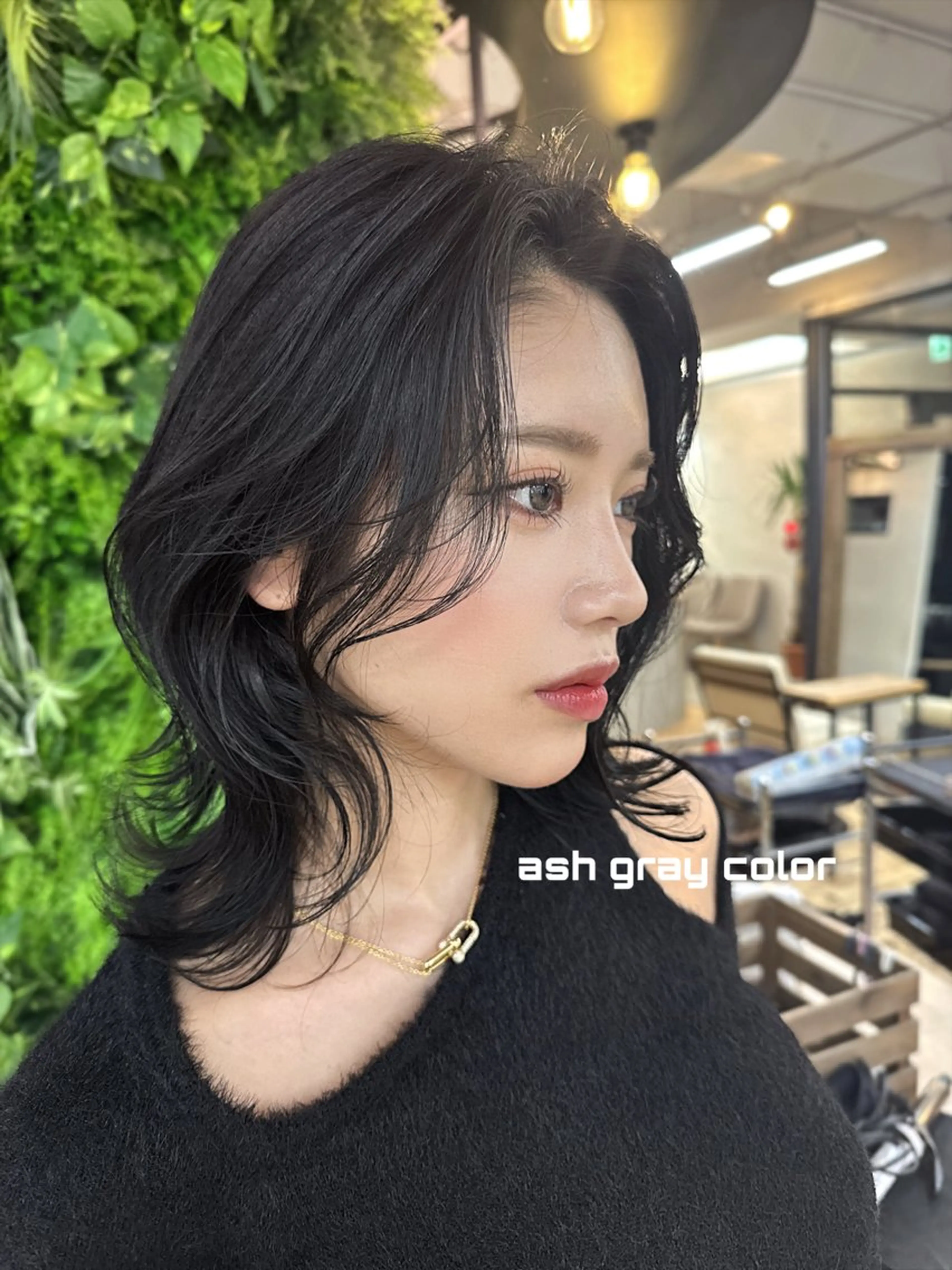 ミディアム カラー カット トリートメント Pocket仙台 💚モエリのヘアスタイル