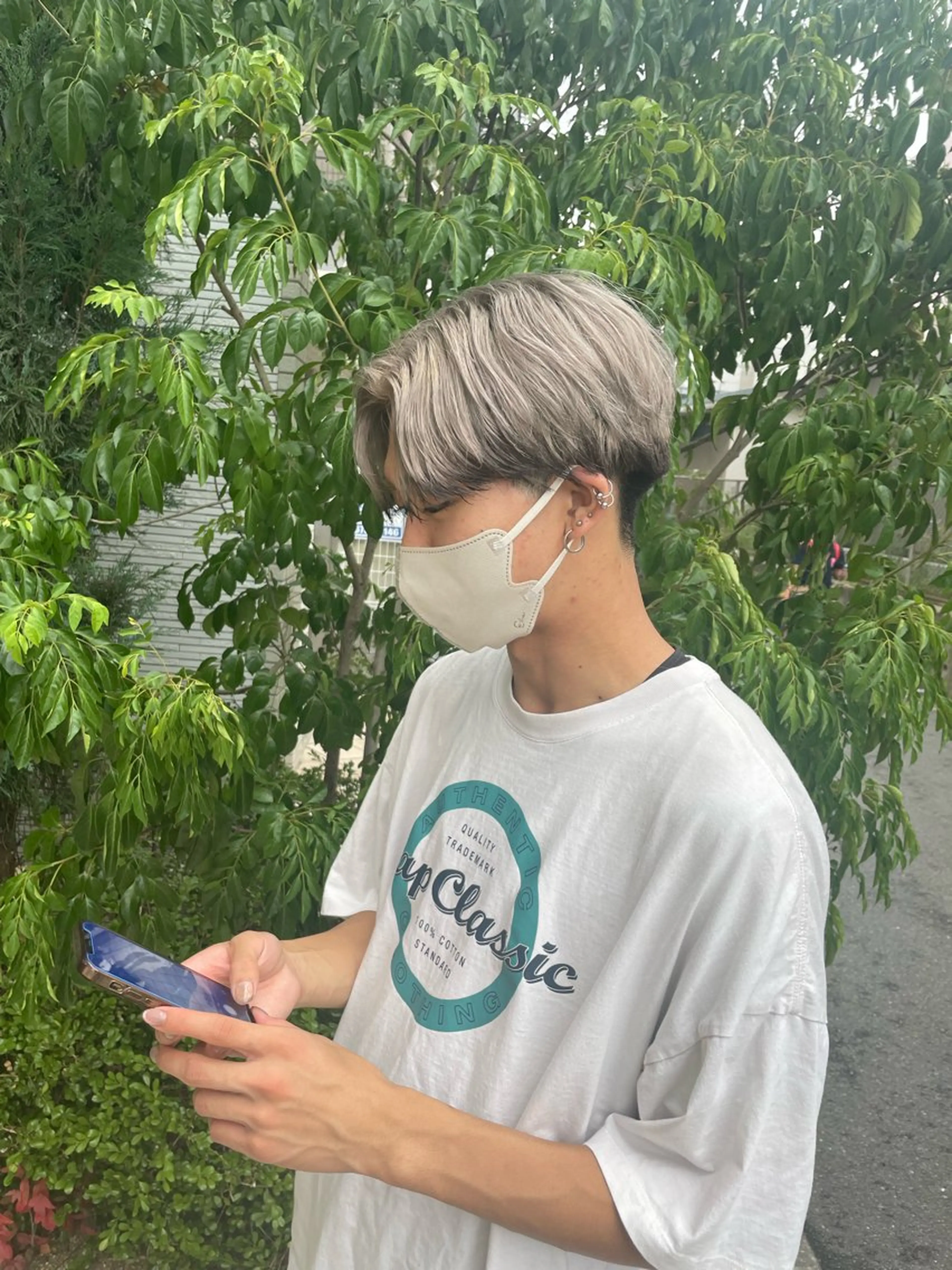 メンズ メンズブリーチ 亀川蓮 Agu hairのヘアスタイル