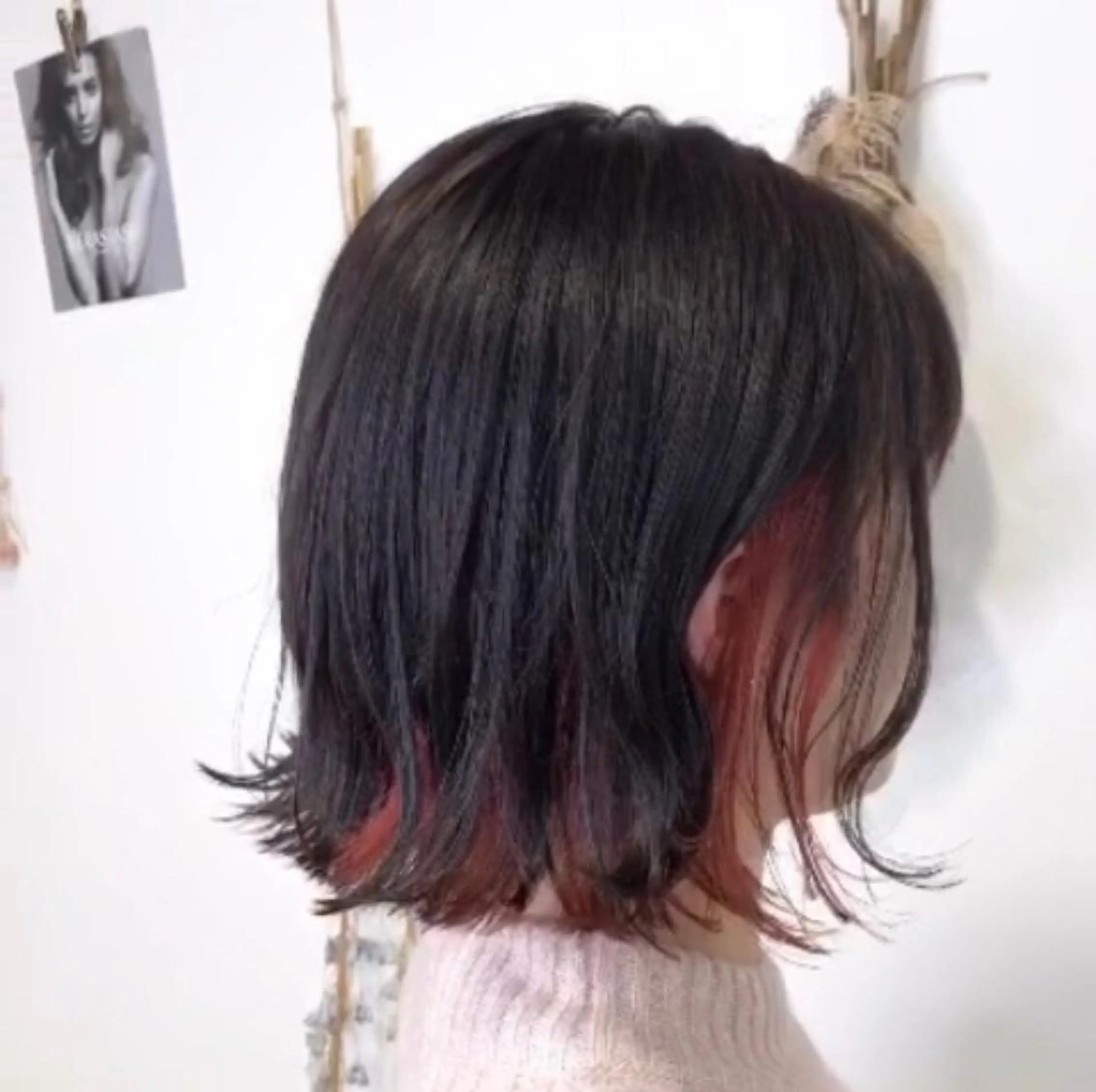 ミディアム カラー インナーカラー ヘアカラー 門田 恭弥のヘアスタイル