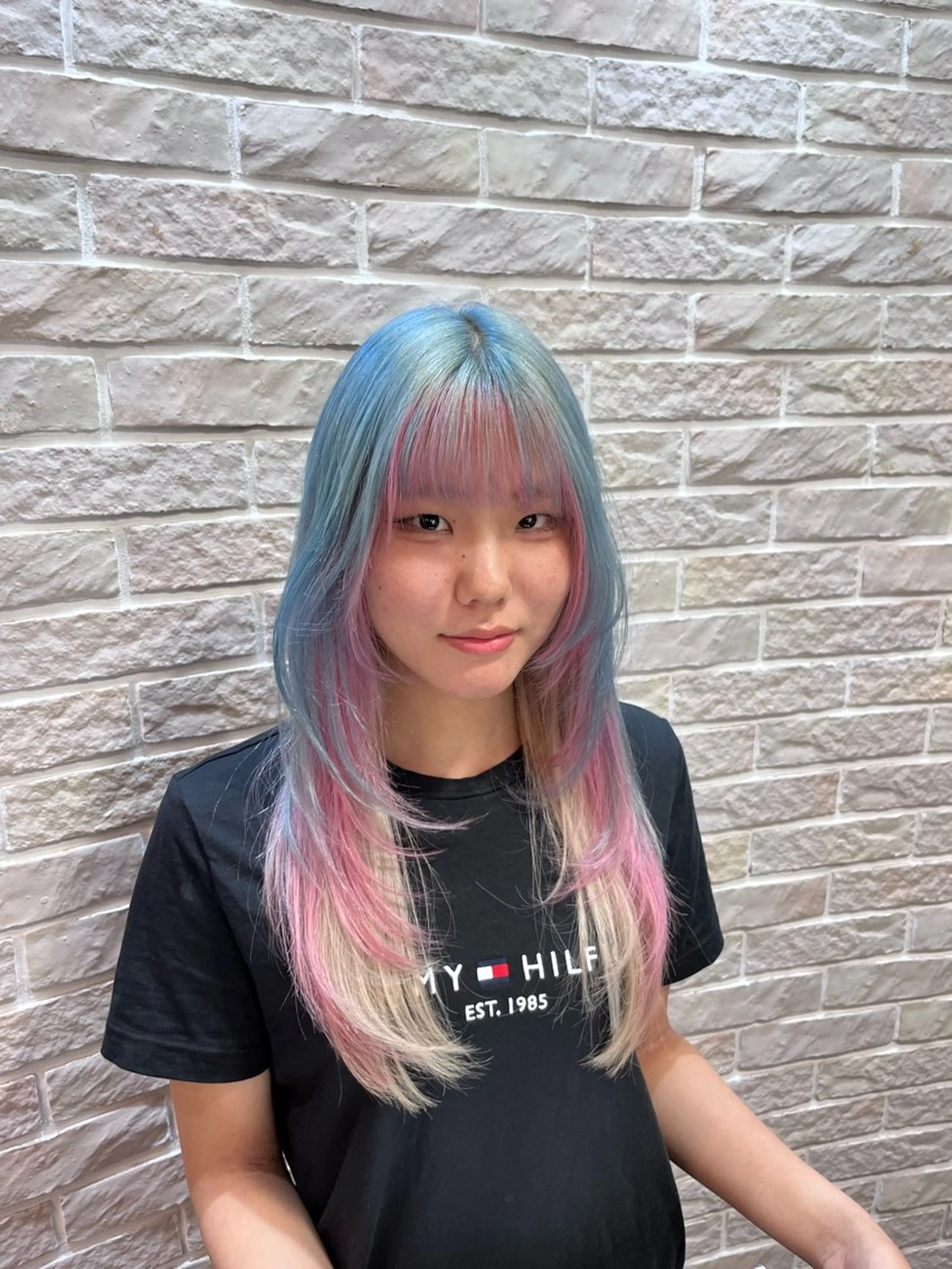 ロング enn.bleach by t.a.g所属・SHUNTA /ブリーチ/レイヤーのヘアスタイル