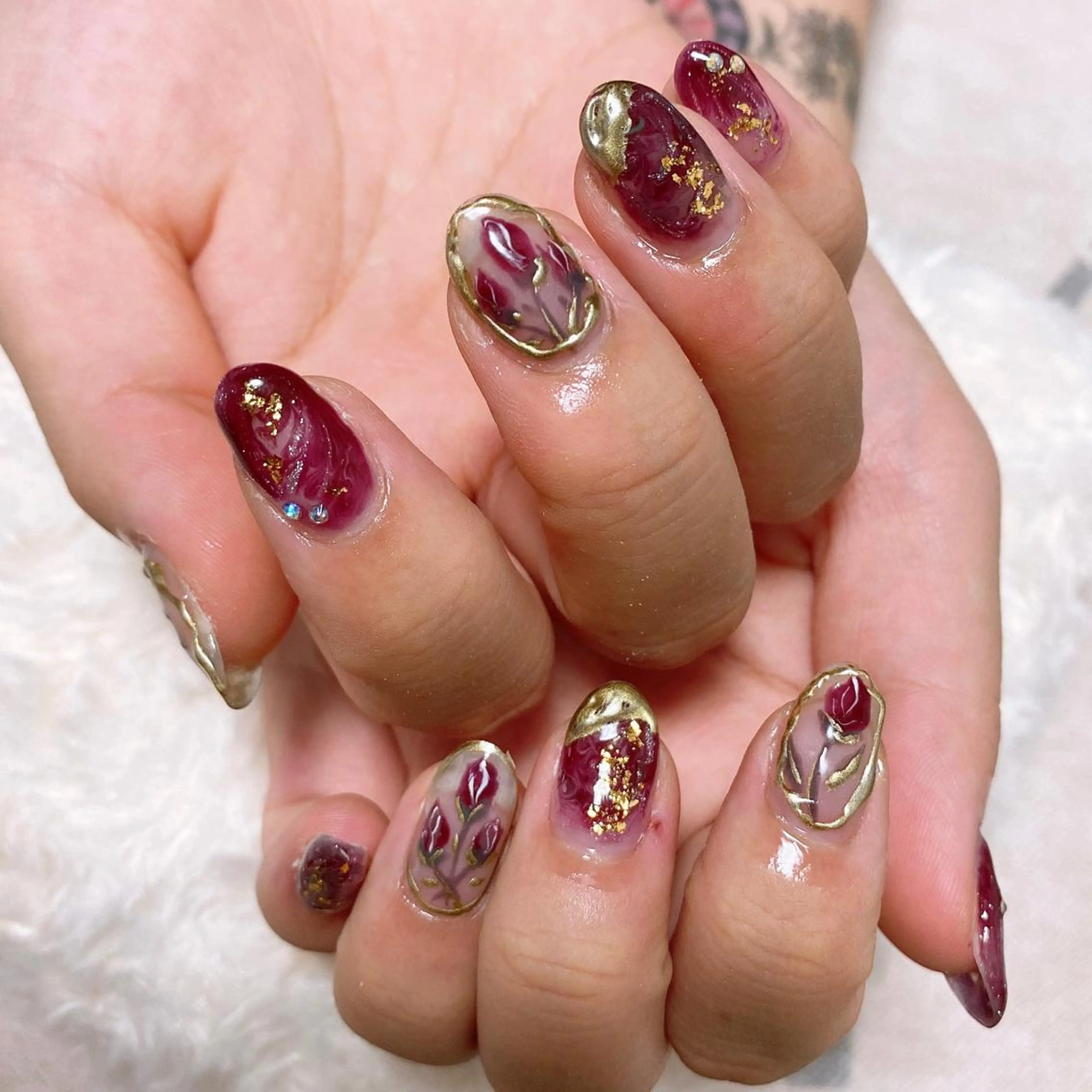 ネイル The Best Beauty受付担当のヘアスタイル