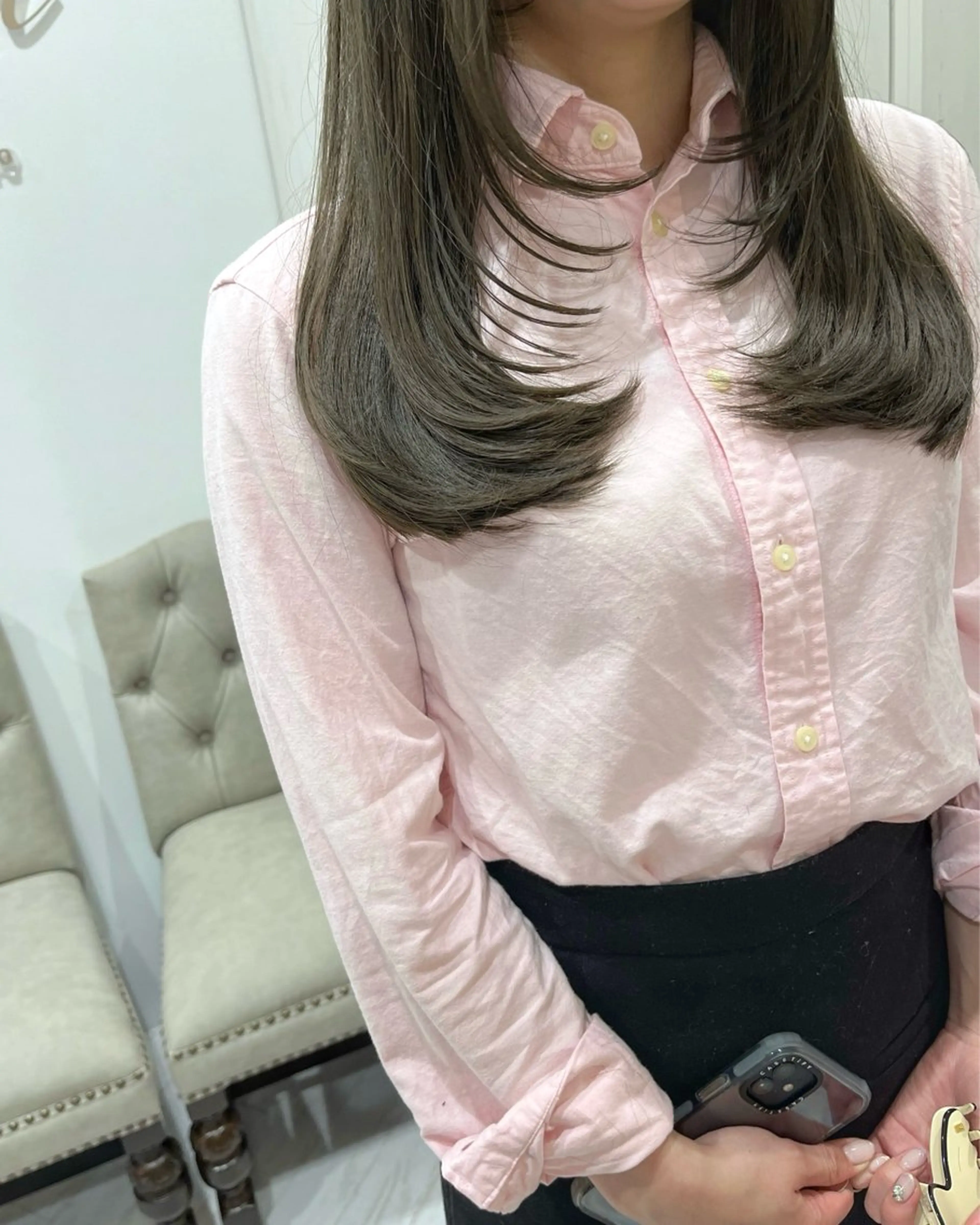 ミディアム レイヤーカット ボブ/レイヤー/ 茉莉花のヘアスタイル