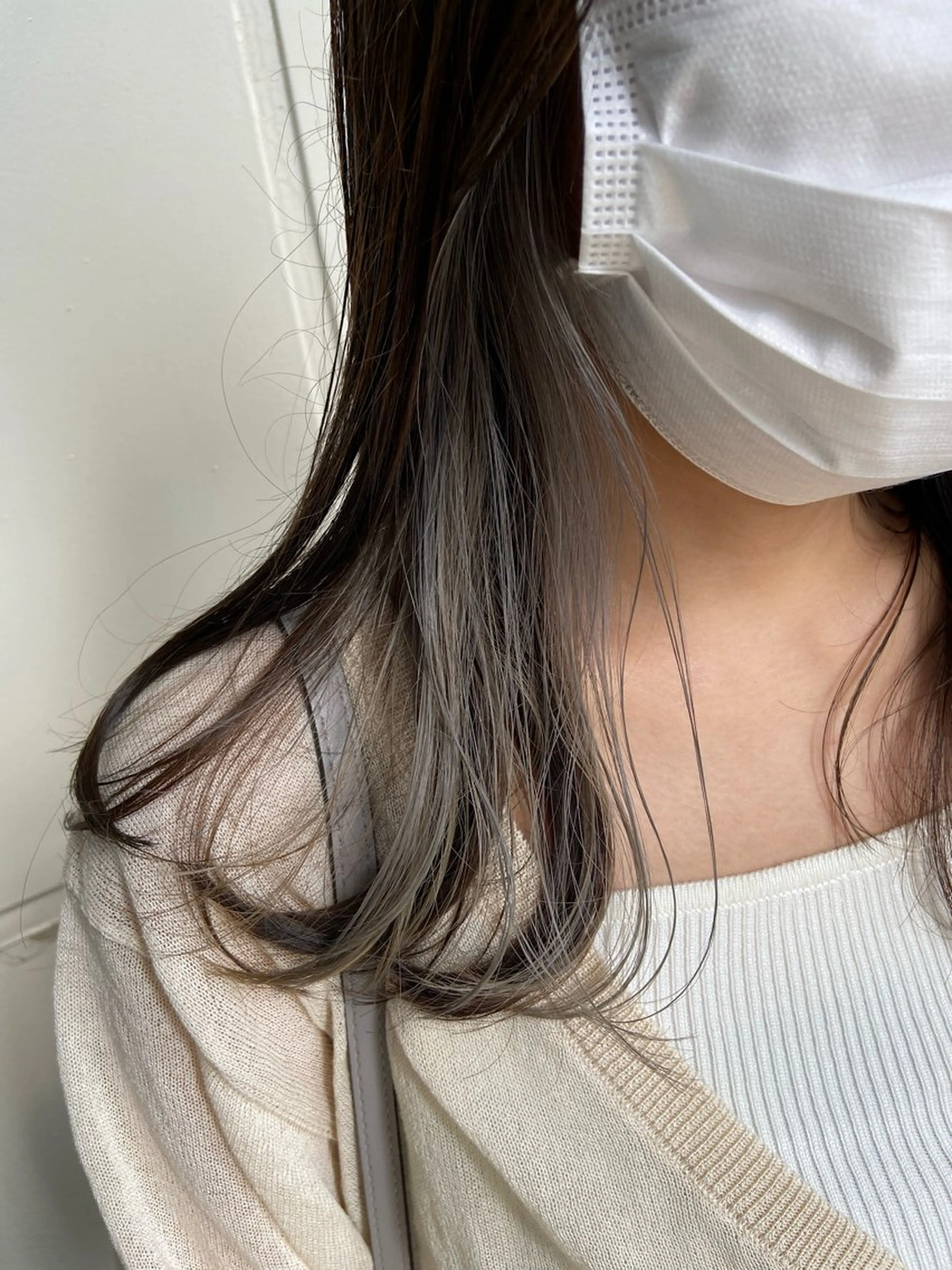 セミロング カラー GO TODAY所属・ハイトーン/小顔 カット/Ayumuのヘアスタイル