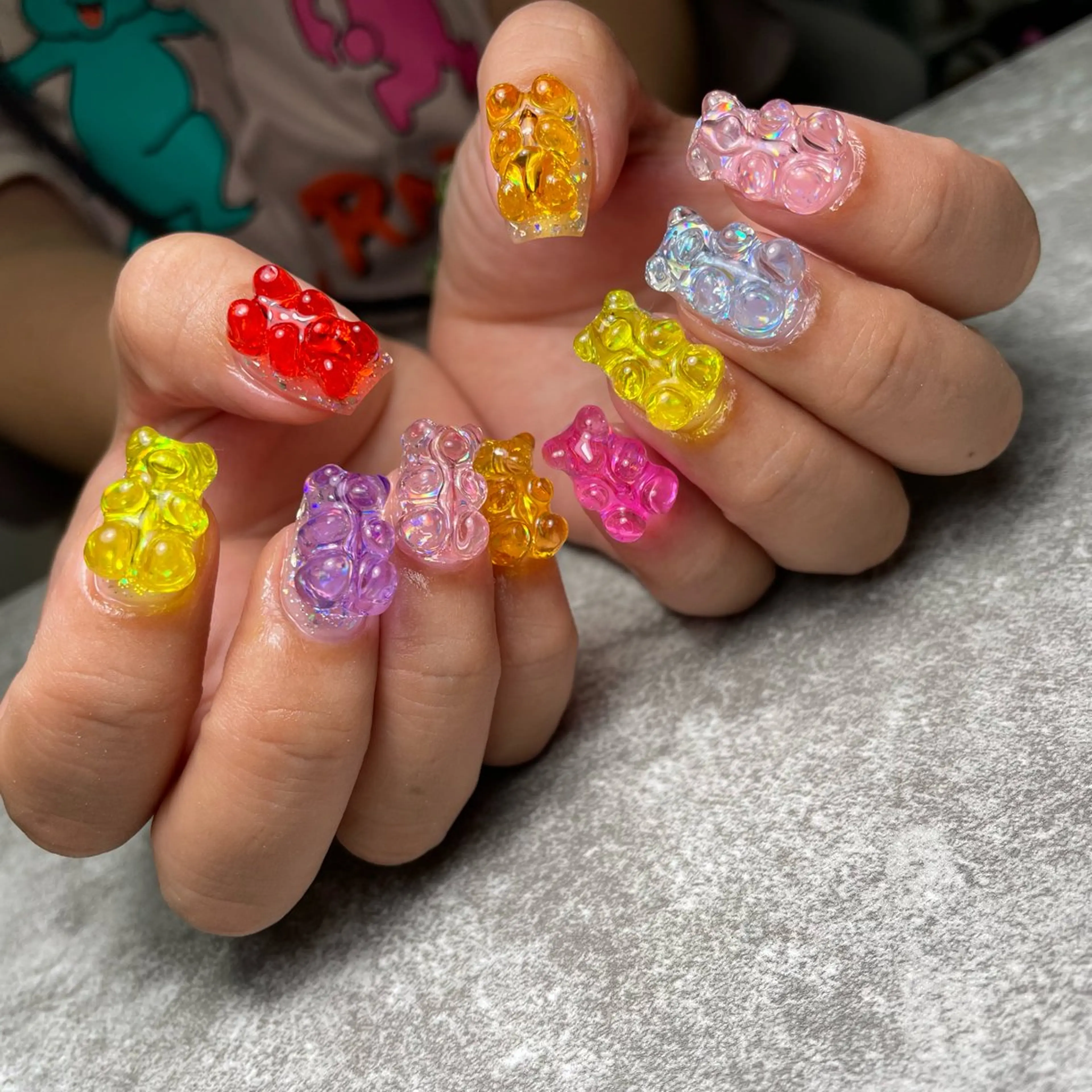 ネイル ハンドネイル nagaoフィルイン パラジェル長さだしのネイルデザイン