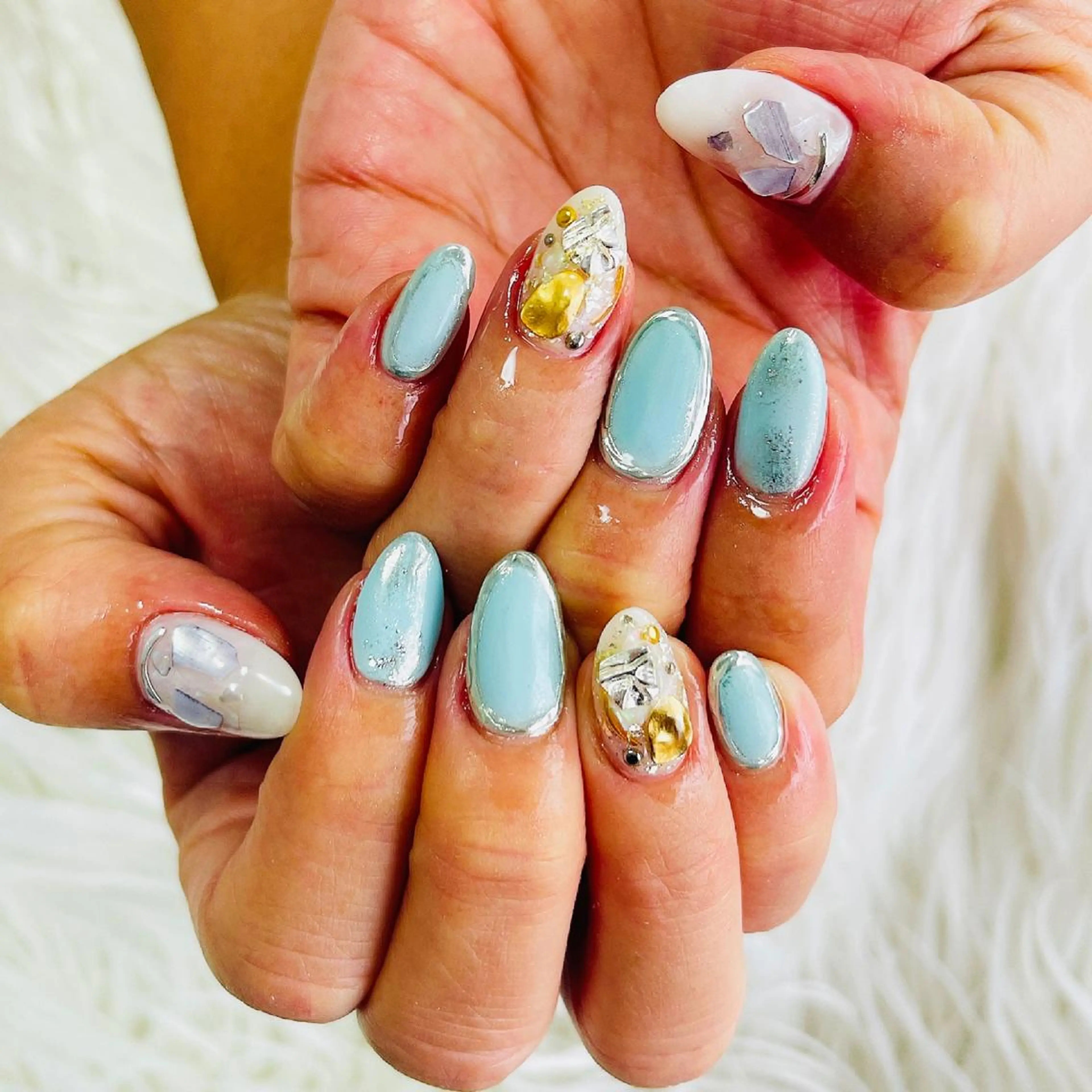 セミロング ハンドネイル celica所属・松田 由真のネイルデザイン