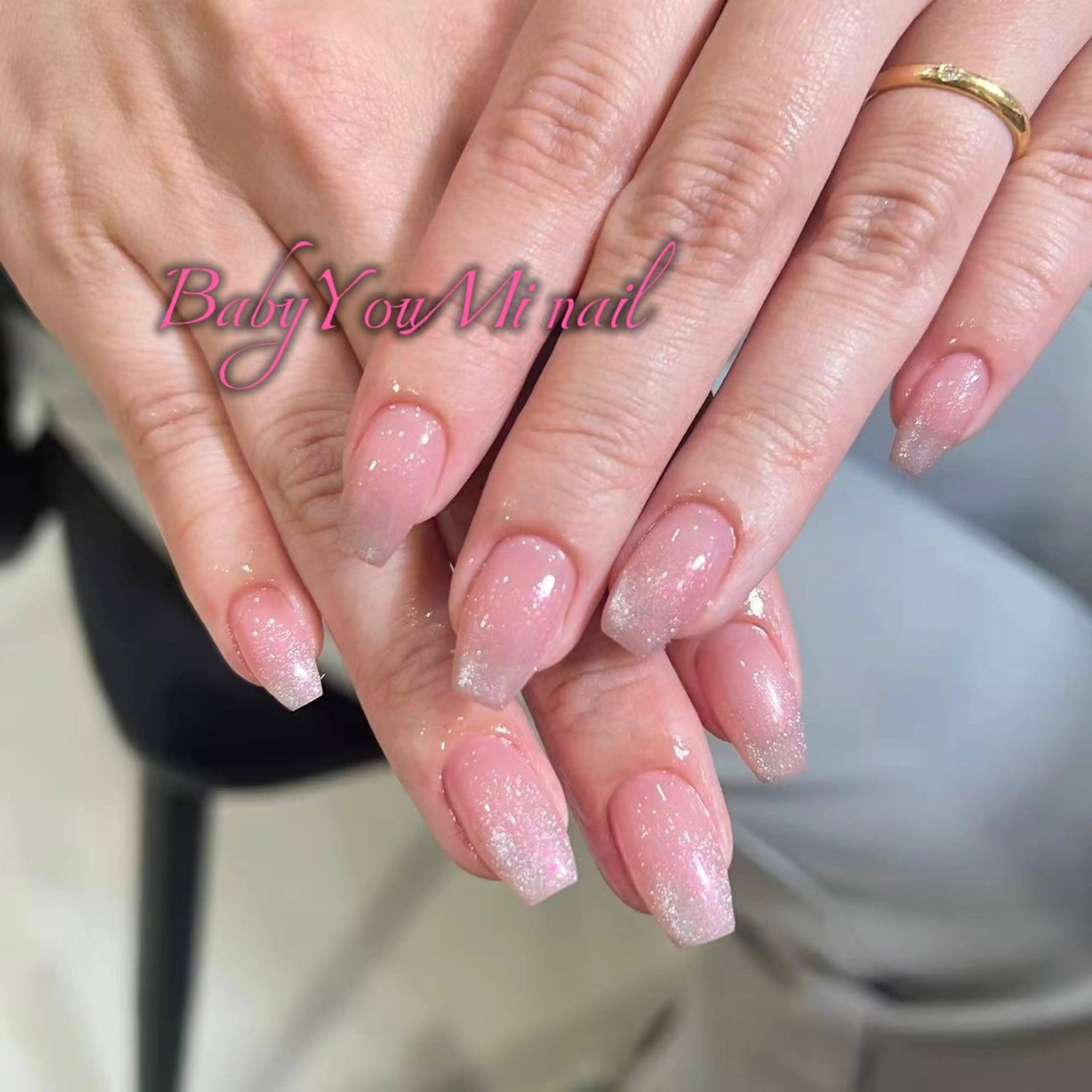 ネイル オーロラネイル フラワーネイル フットネイル フレンチネイル ジェルネイル ハンドネイル BabyYouMi ねねのネイルデザイン