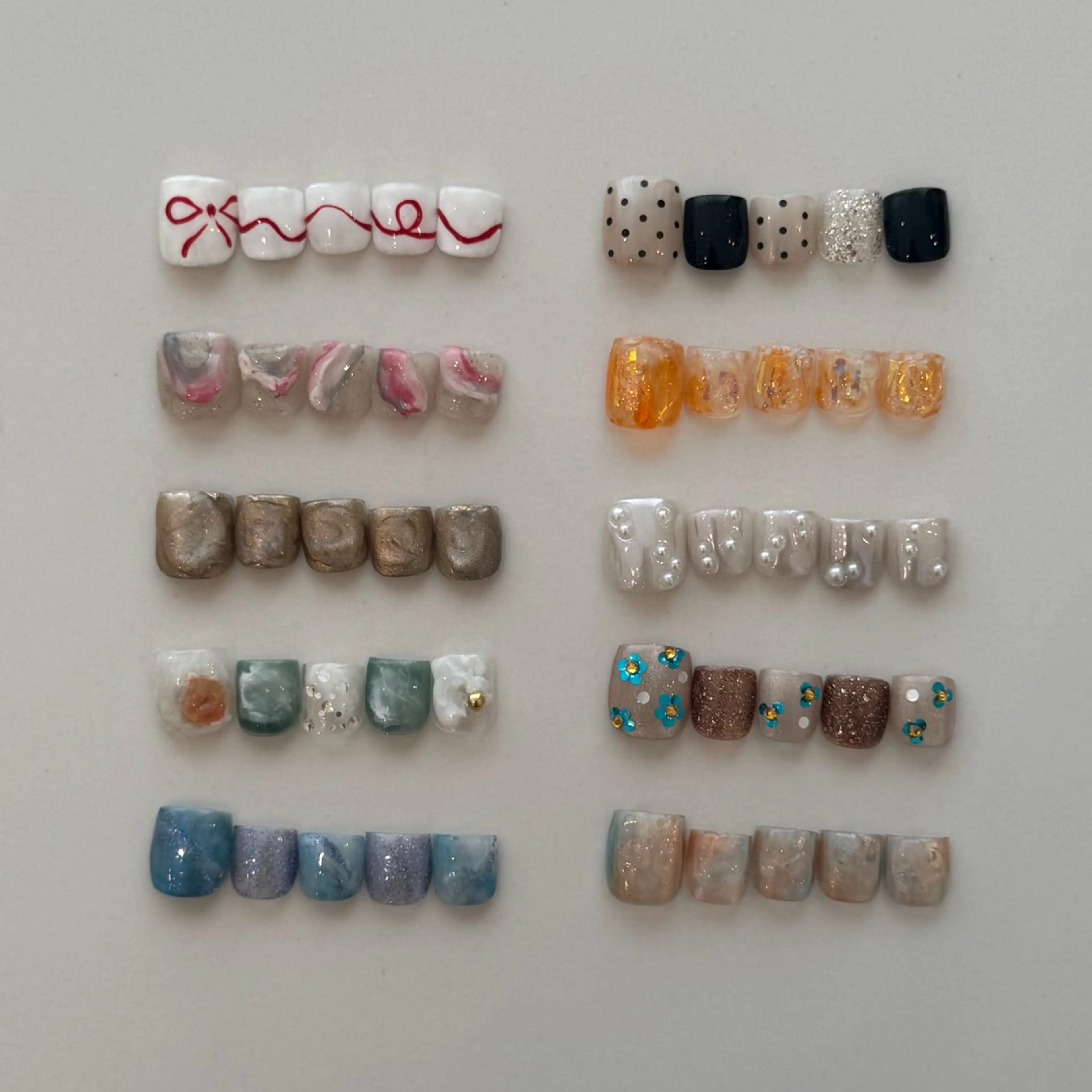 [ Jrネイリスト🍉練習モデル価格 ] 【フット】定額デザイン(オフ込み)の写真