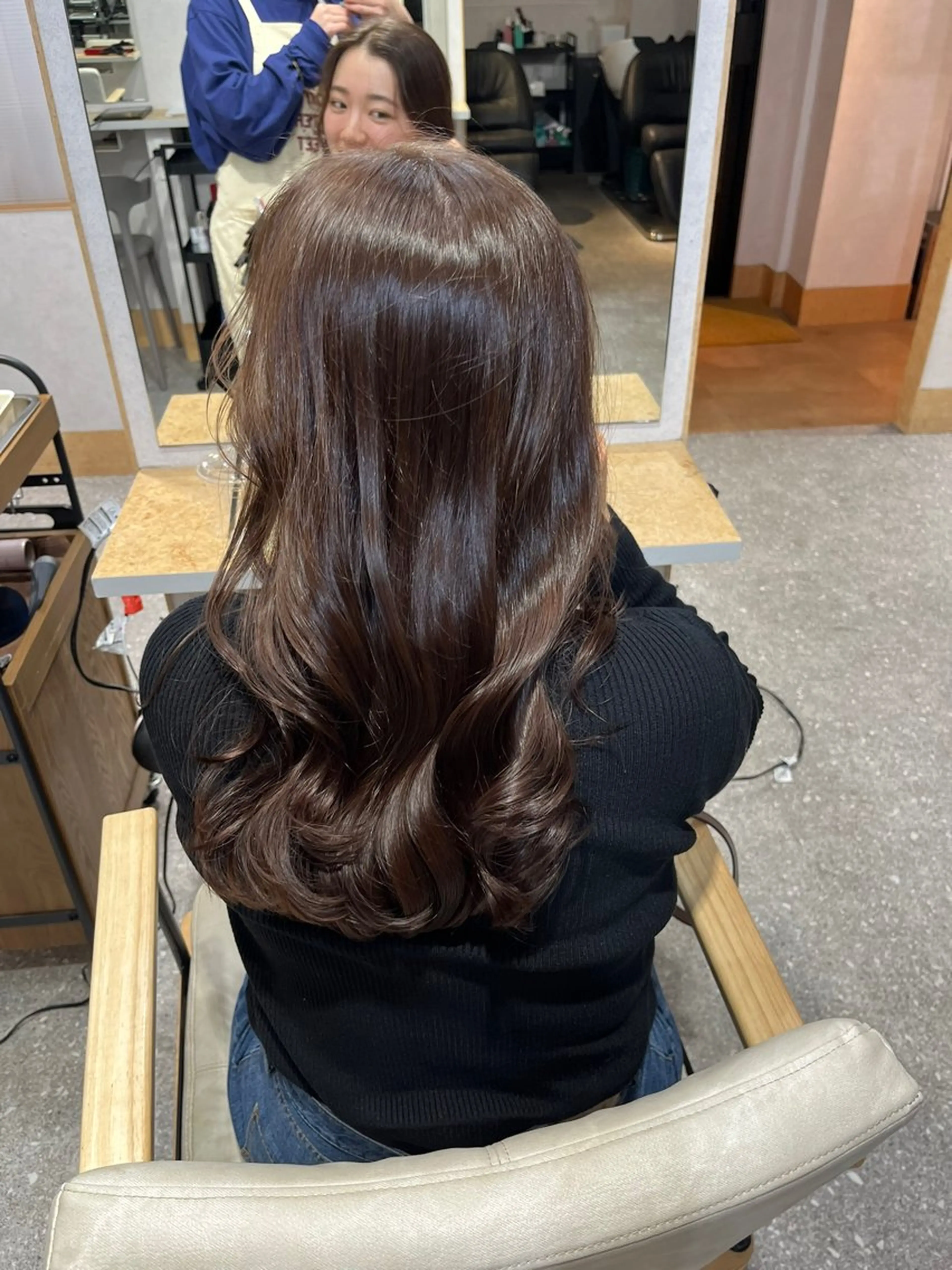 ロング カラー ブラウンカラー オリーブブラウン Juna✂️ レイヤー / ボブのヘアスタイル