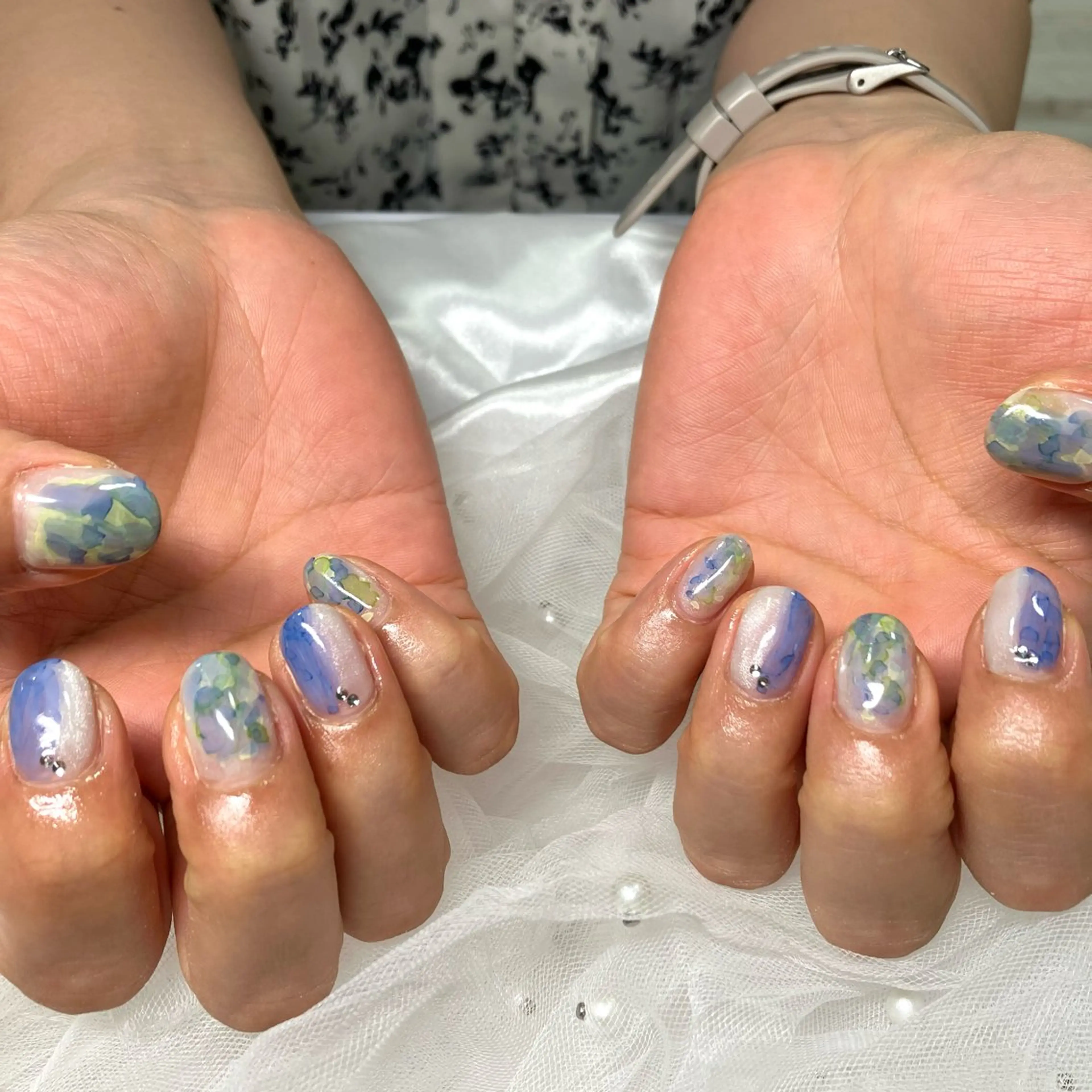 ネイル アートネイル ニュアンスネイル BEAU NAIL Erinaのネイルデザイン