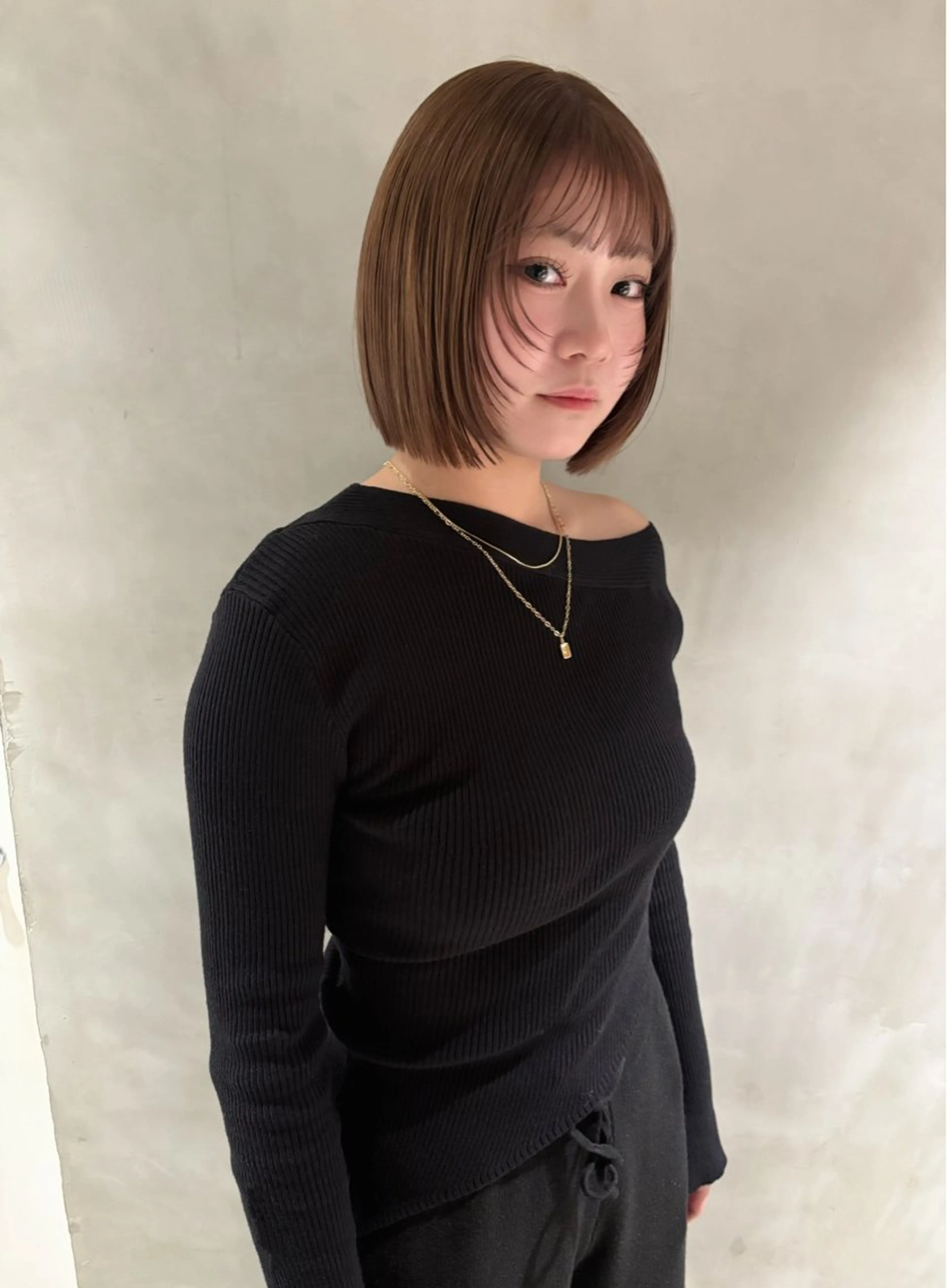 ミディアム ヘアカラー 片山 椋馬のヘアスタイル