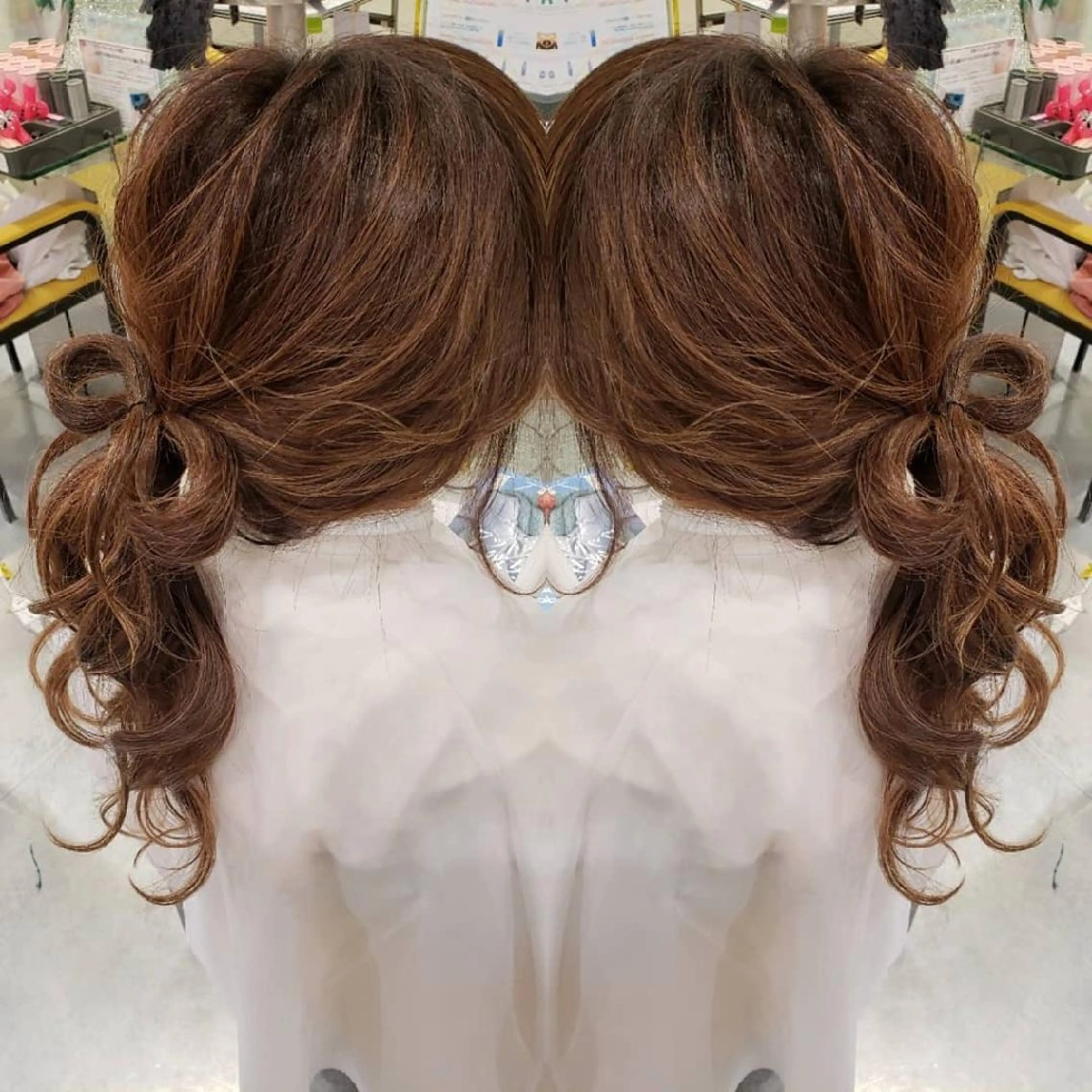 ロング ヘアアレンジ EMANON名古屋所属・美谷添（ミヤゾエ） まどか大人ヘアサロンのヘアスタイル