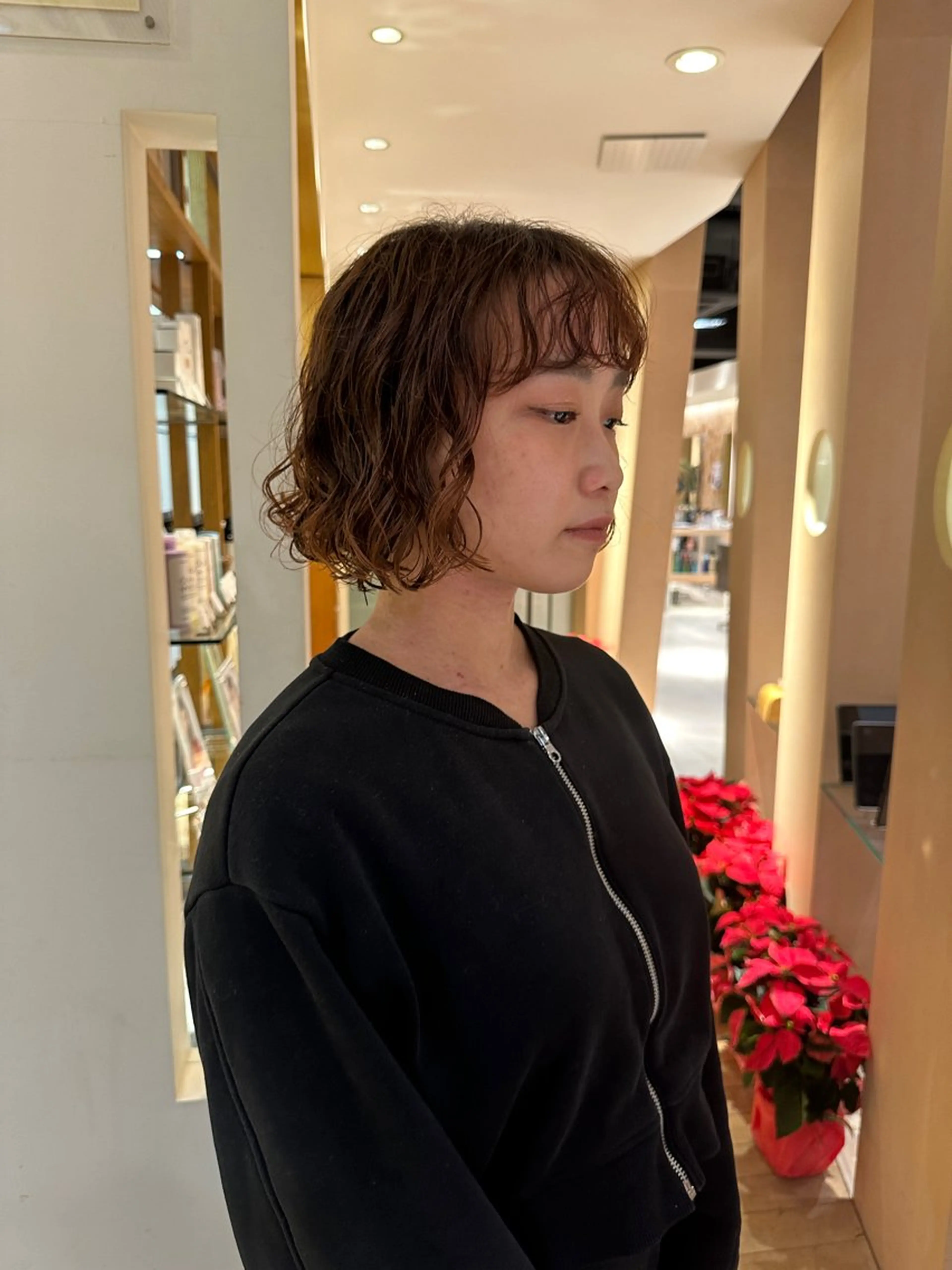 ショート 青木龍樹/パーマモデ ル/似合わせパーマのヘアスタイル