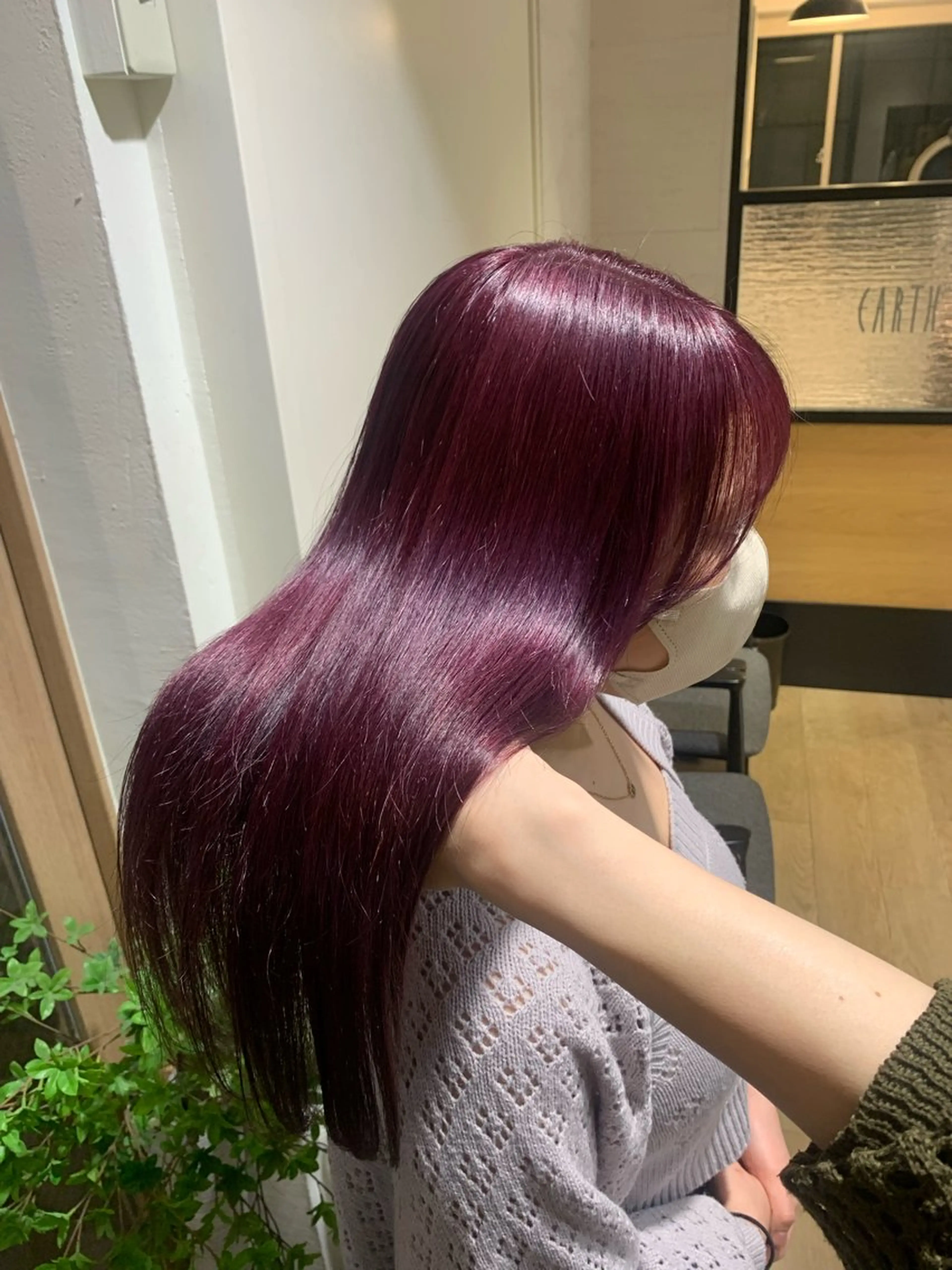 ロング カラー カット ヘアカラー トリートメント soëll所属・🤍そぶえ　ゆうな/ 暖色カラー/縮毛矯正のヘアスタイル